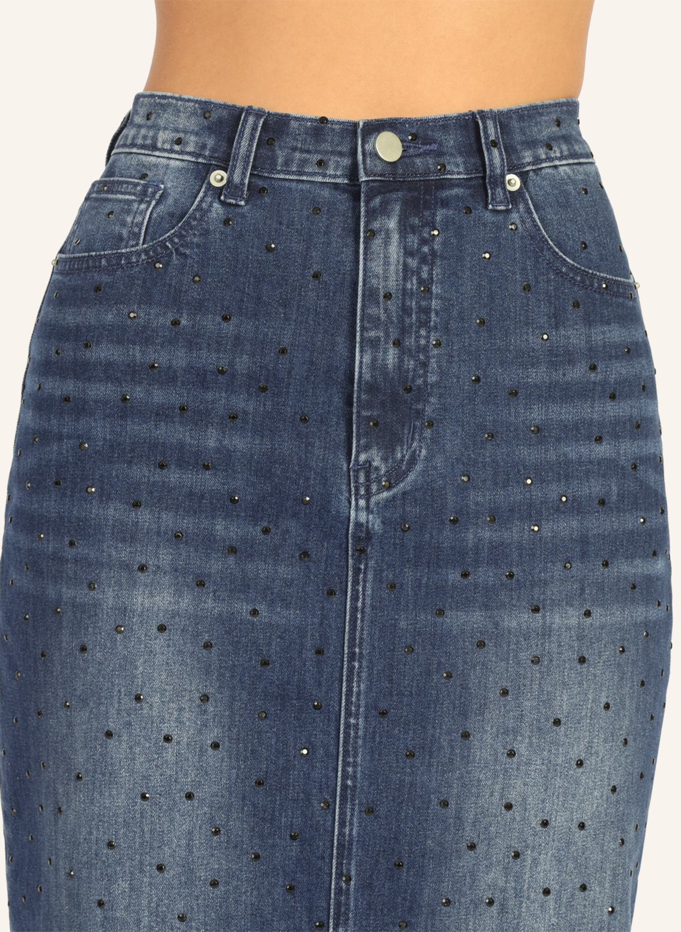 APART Jeansrock mit Kristallsteinen: BLAU