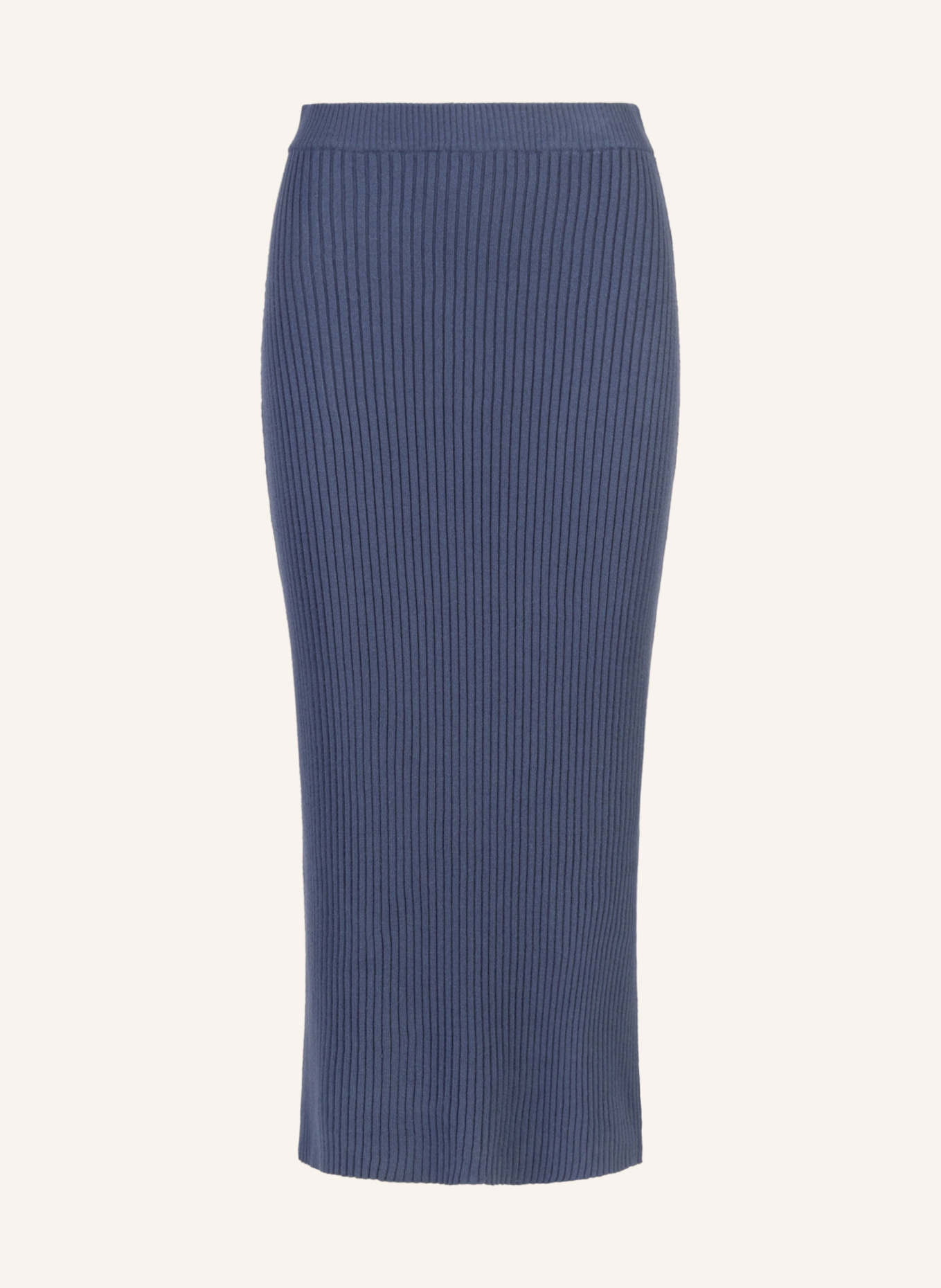 APART Rippenstrickrock: BLAU
