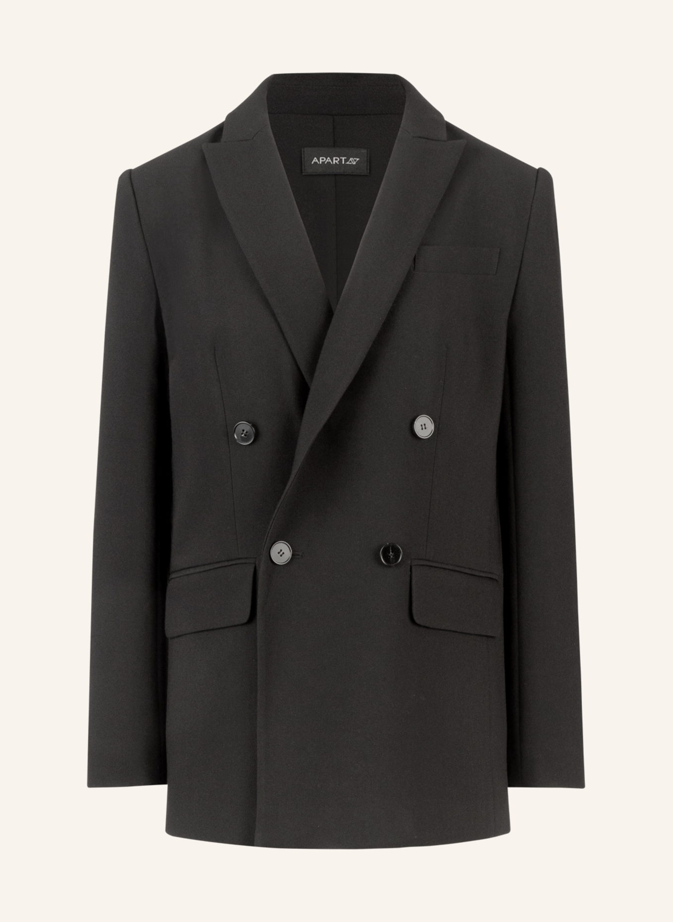 APART Oversized Blazer: SCHWARZ