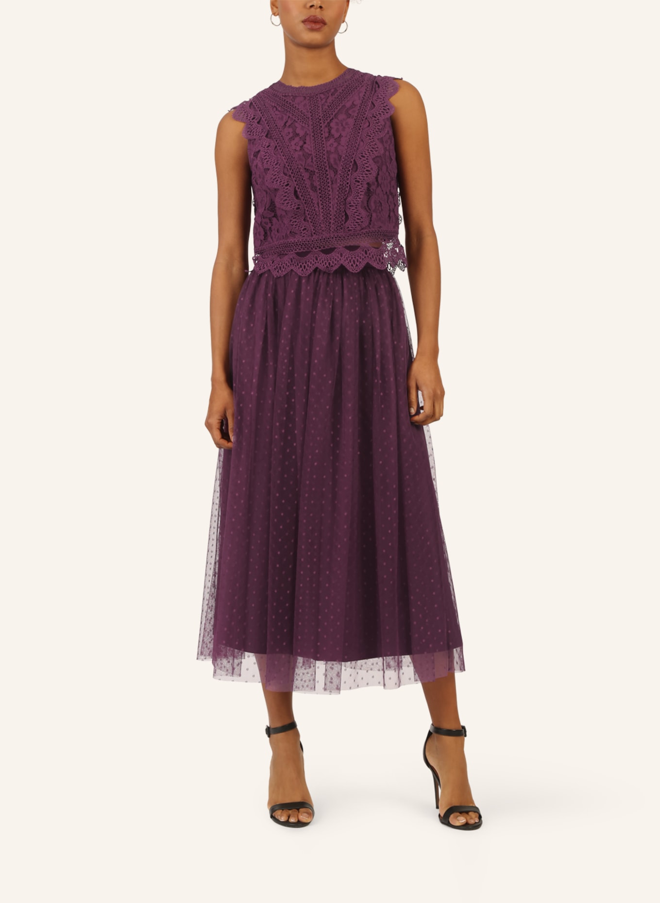 APART Tüllrock: DUNKELLILA