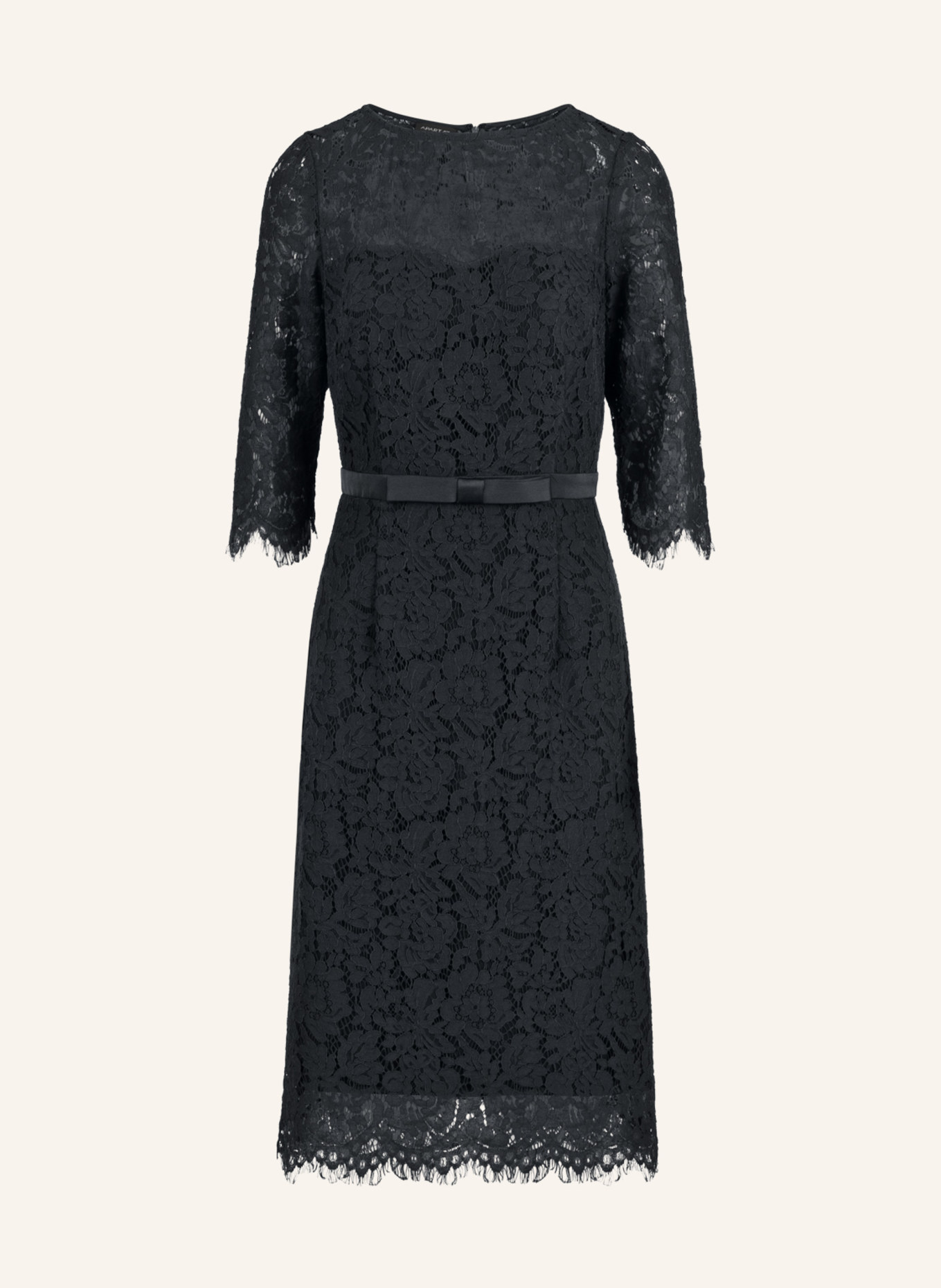 APART Spitzenkleid: SCHWARZ