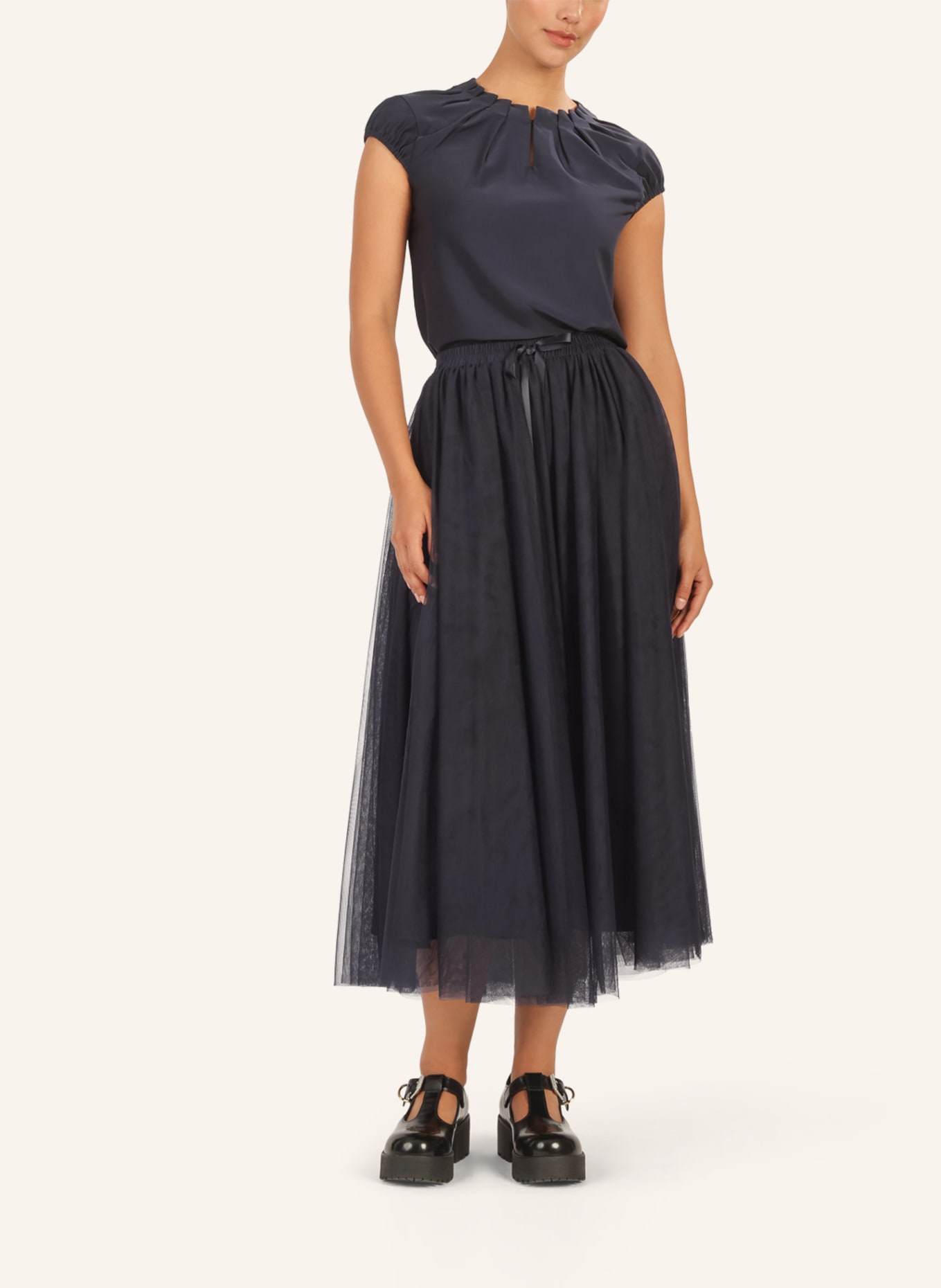 APART Tüllrock: DUNKELBLAU