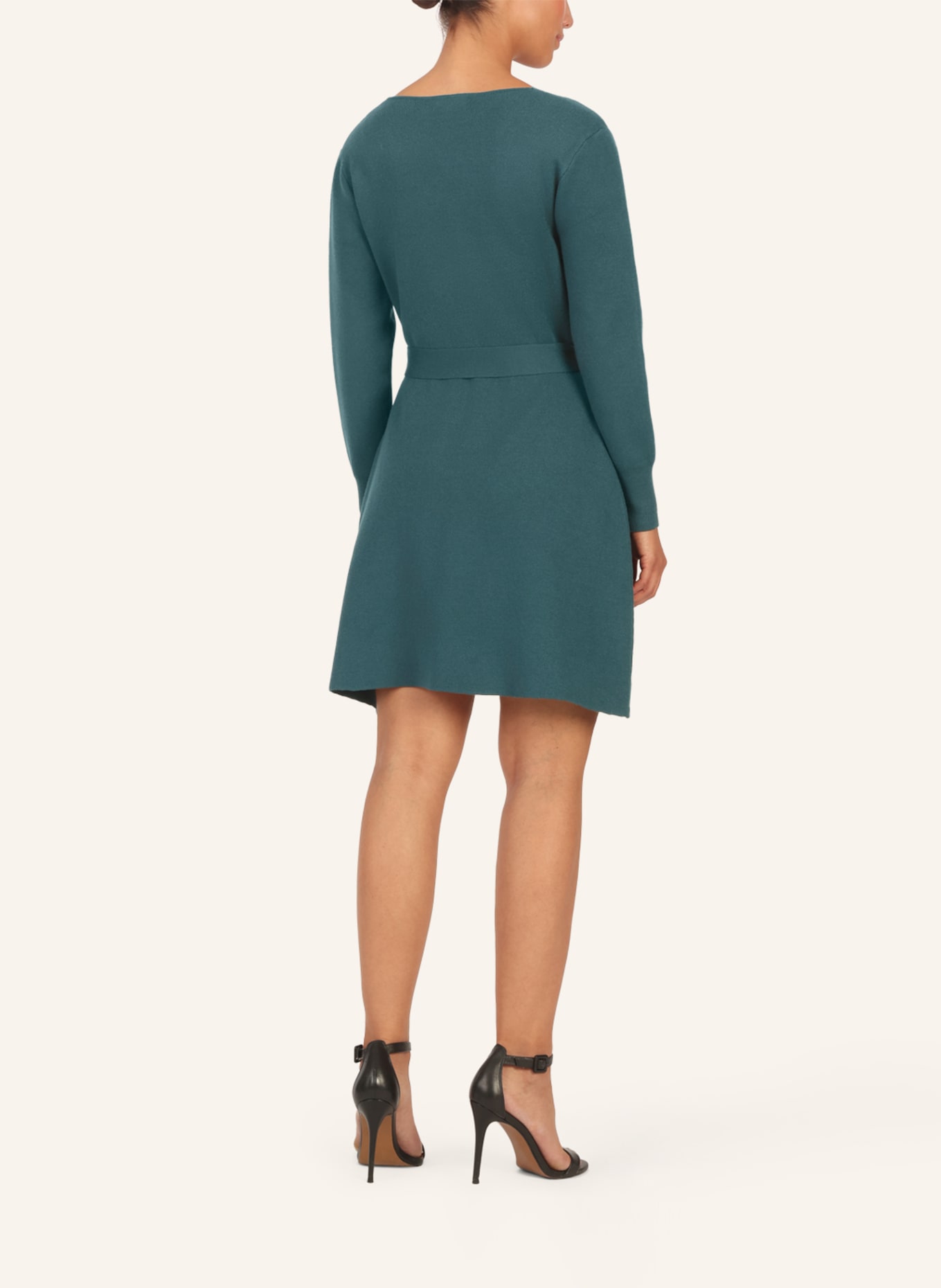 APART Strickkleid: DUNKELGRÜN