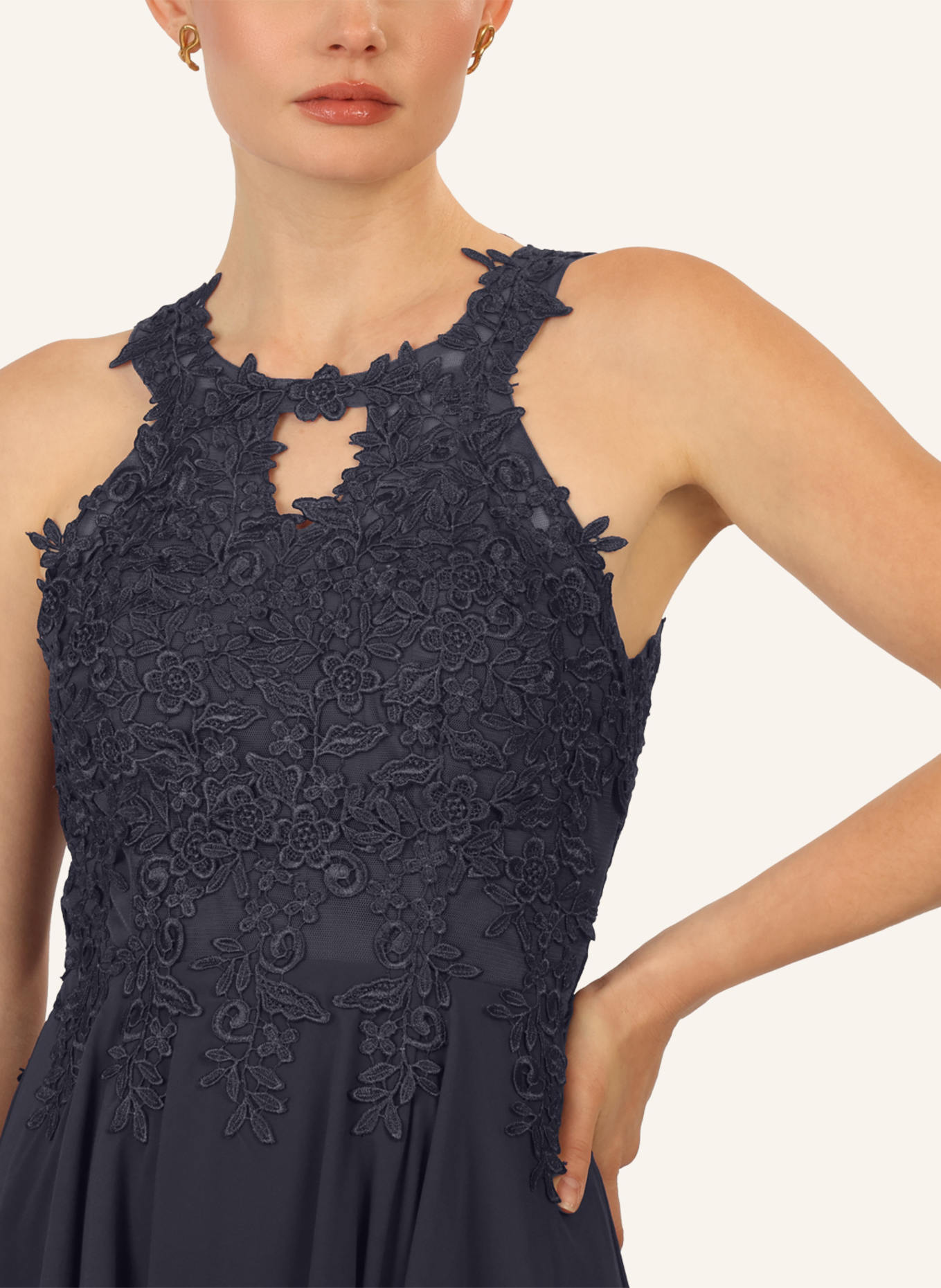 APART Cocktailkleid: DUNKELBLAU