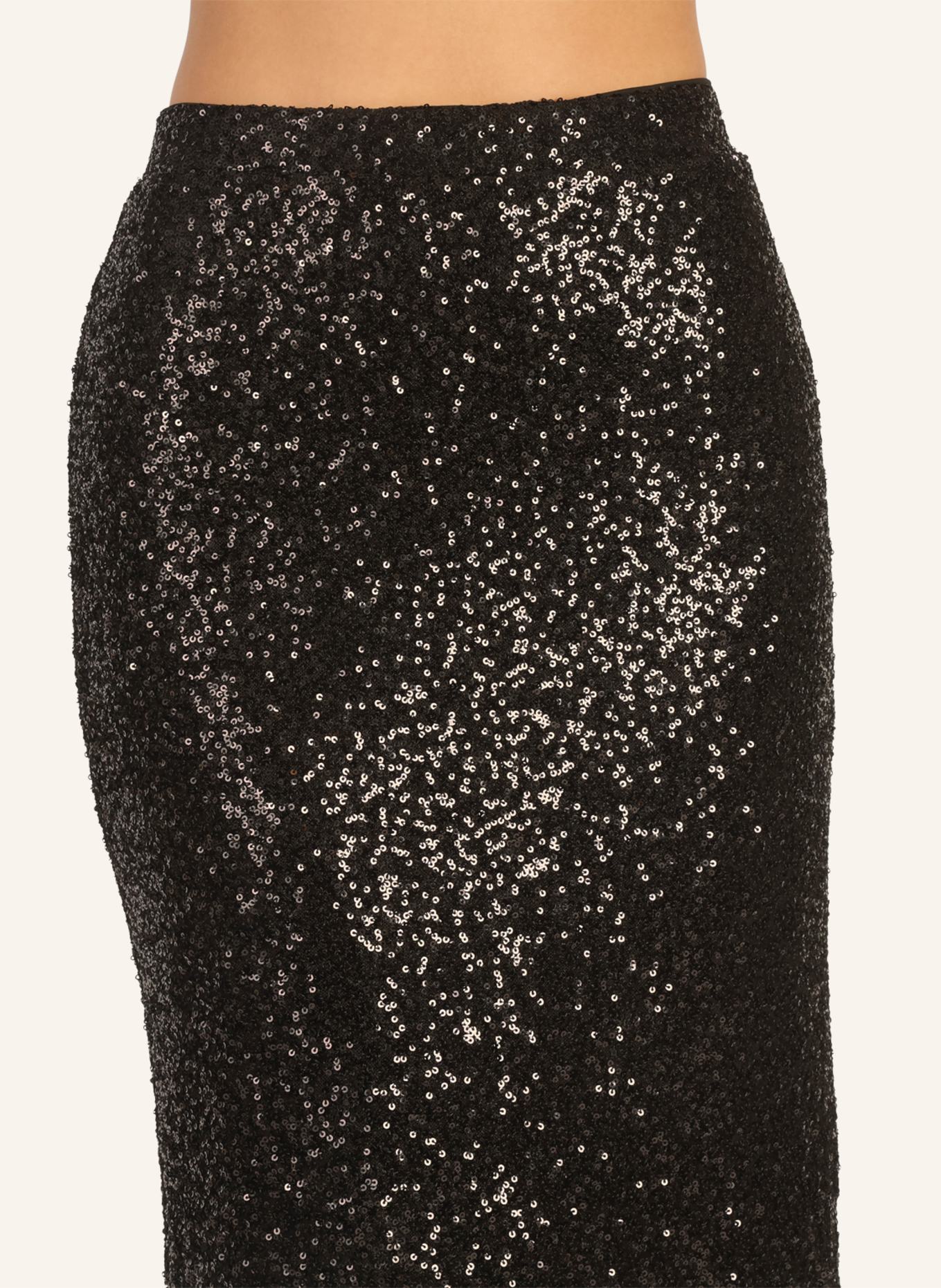 APART Paillettenrock: SCHWARZ