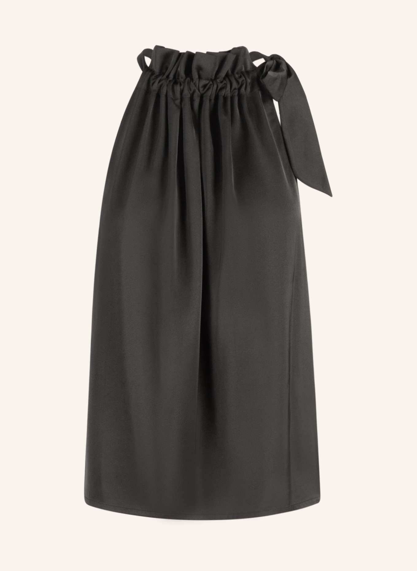 APART Satinblusentop: SCHWARZ