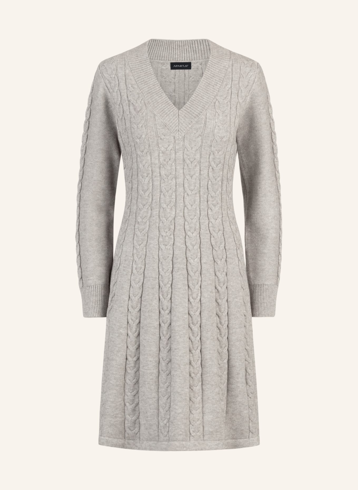 APART Strickkleid: GRAU