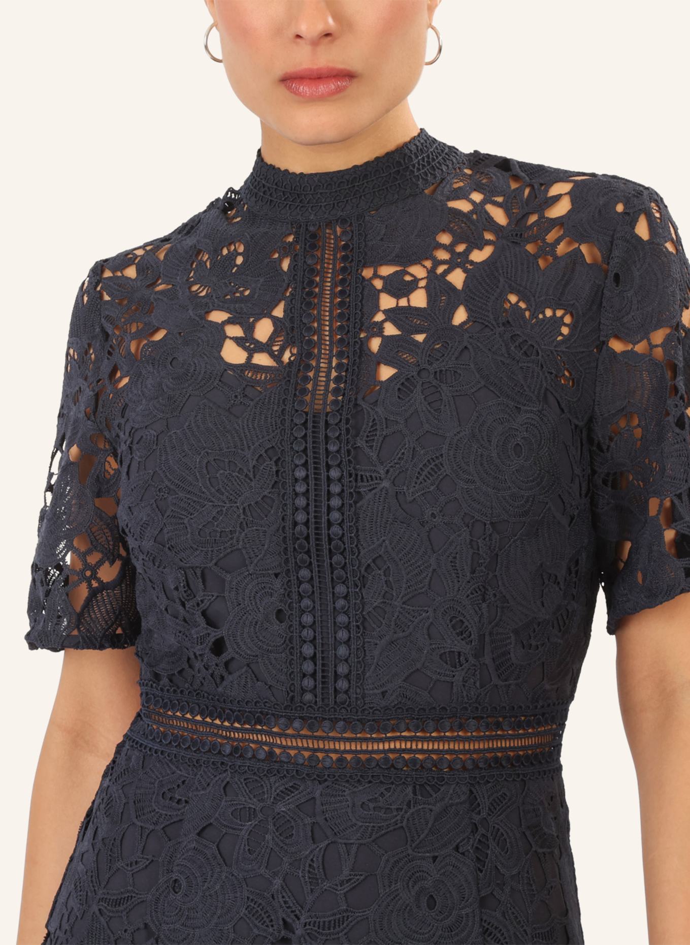 APART Midi Spitzenkleid: DUNKELBLAU