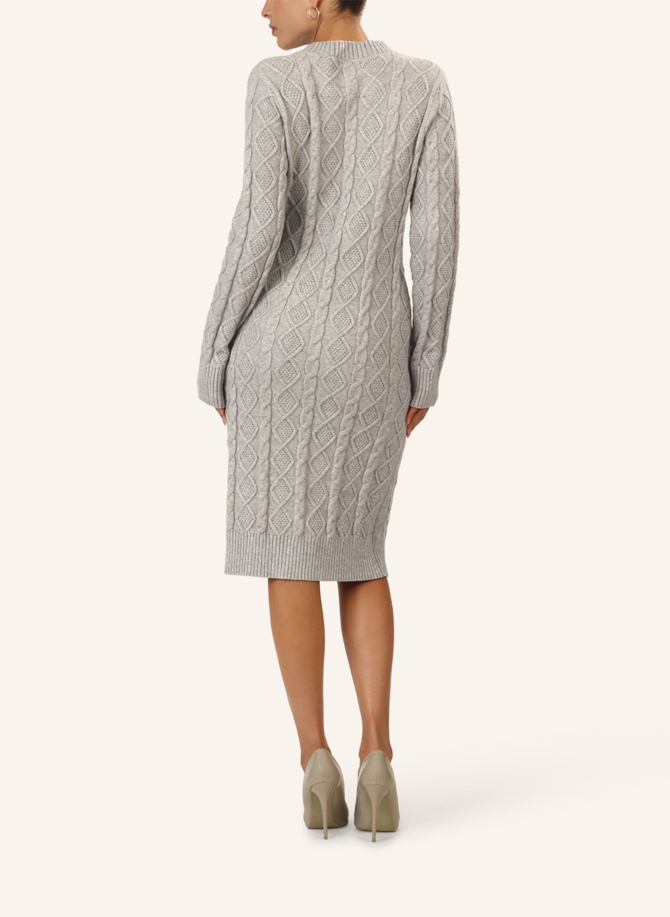 APART Strickkleid: GRAU