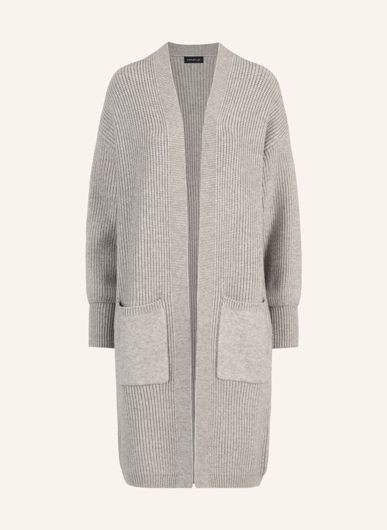 APART Lange Strickjacke: GRAU