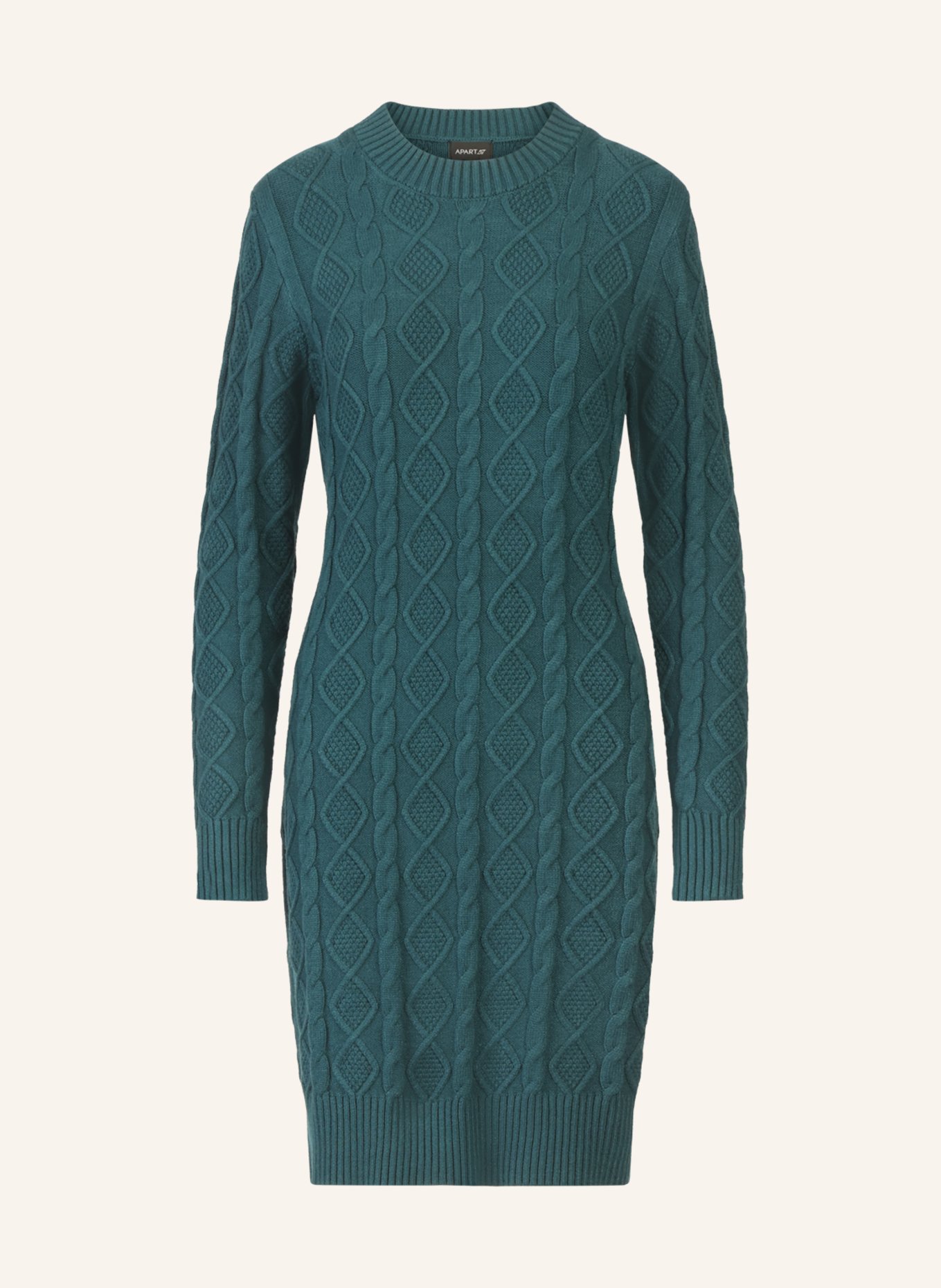 APART Strickkleid: DUNKELGRÜN