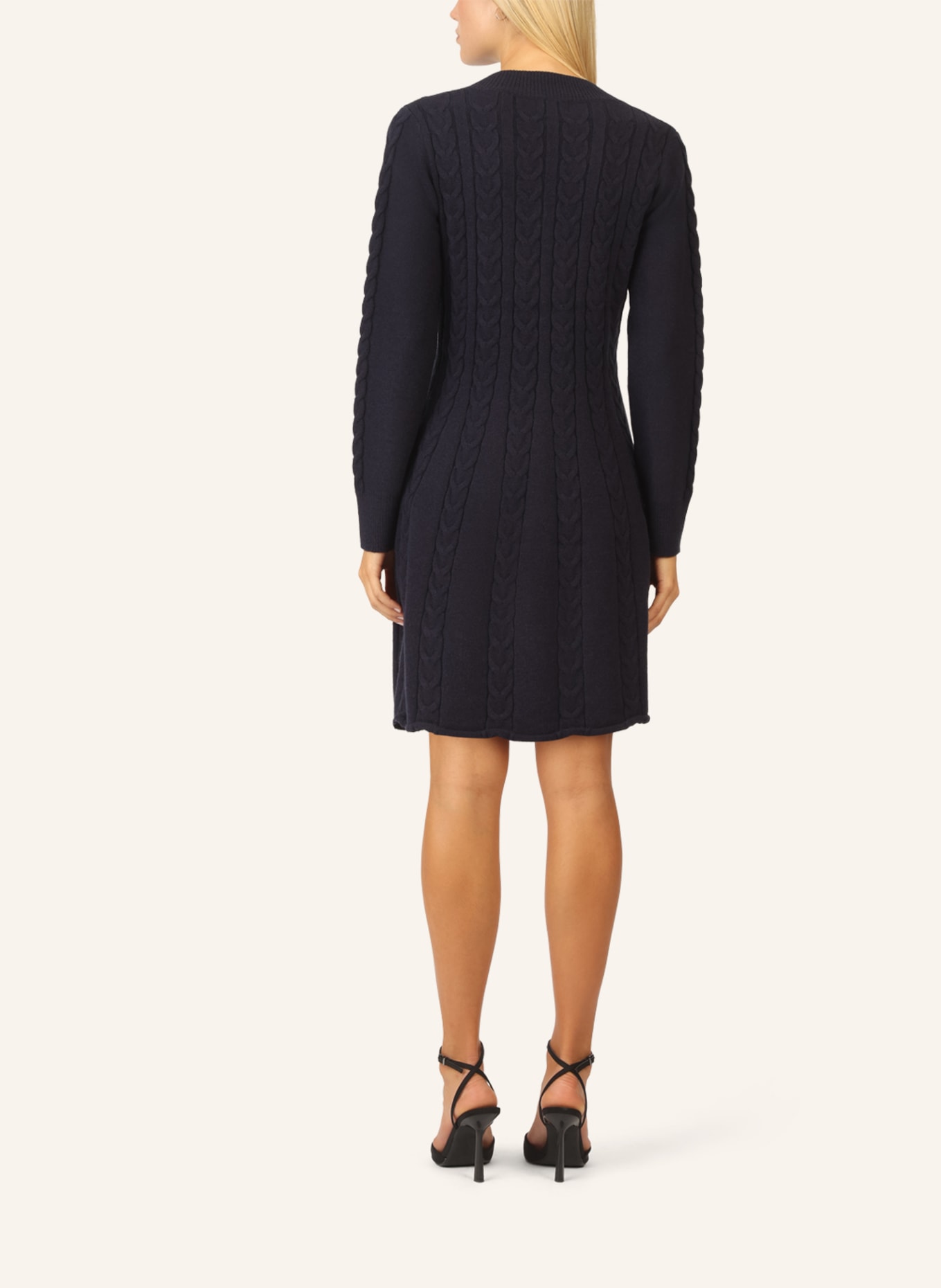 APART Strickkleid: DUNKELBLAU