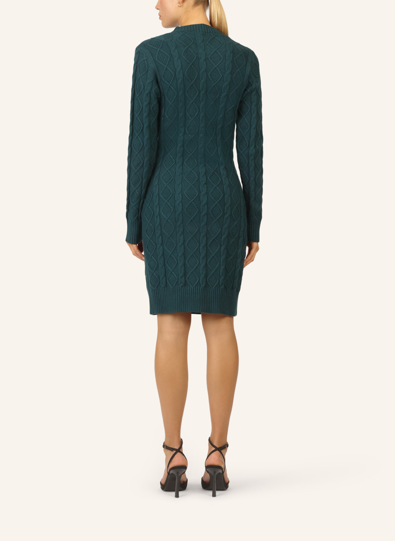 APART Strickkleid: DUNKELGRÜN