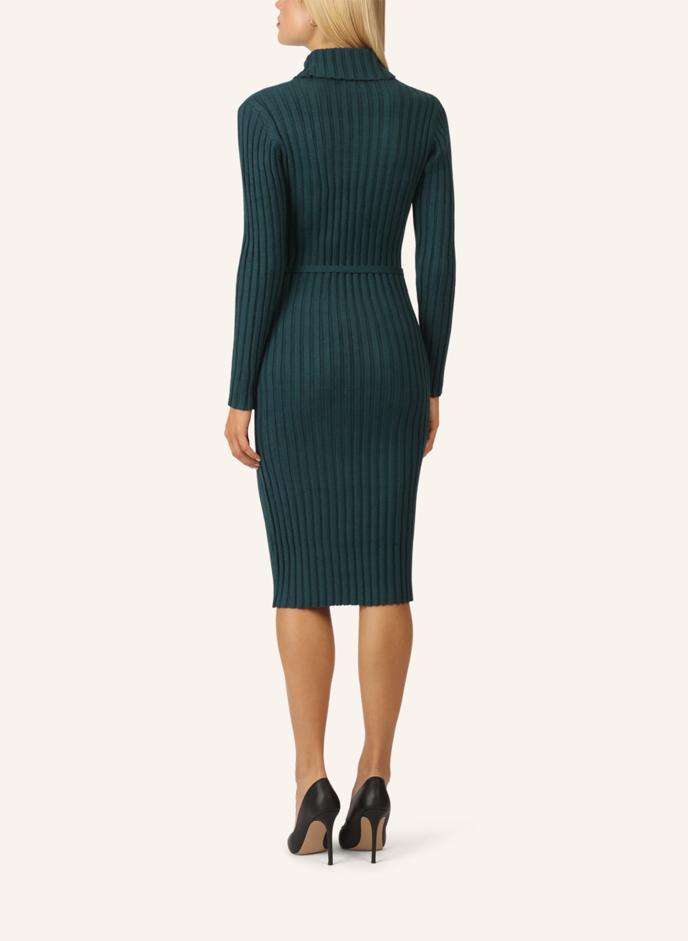 APART Midistrickkleid: DUNKELGRÜN