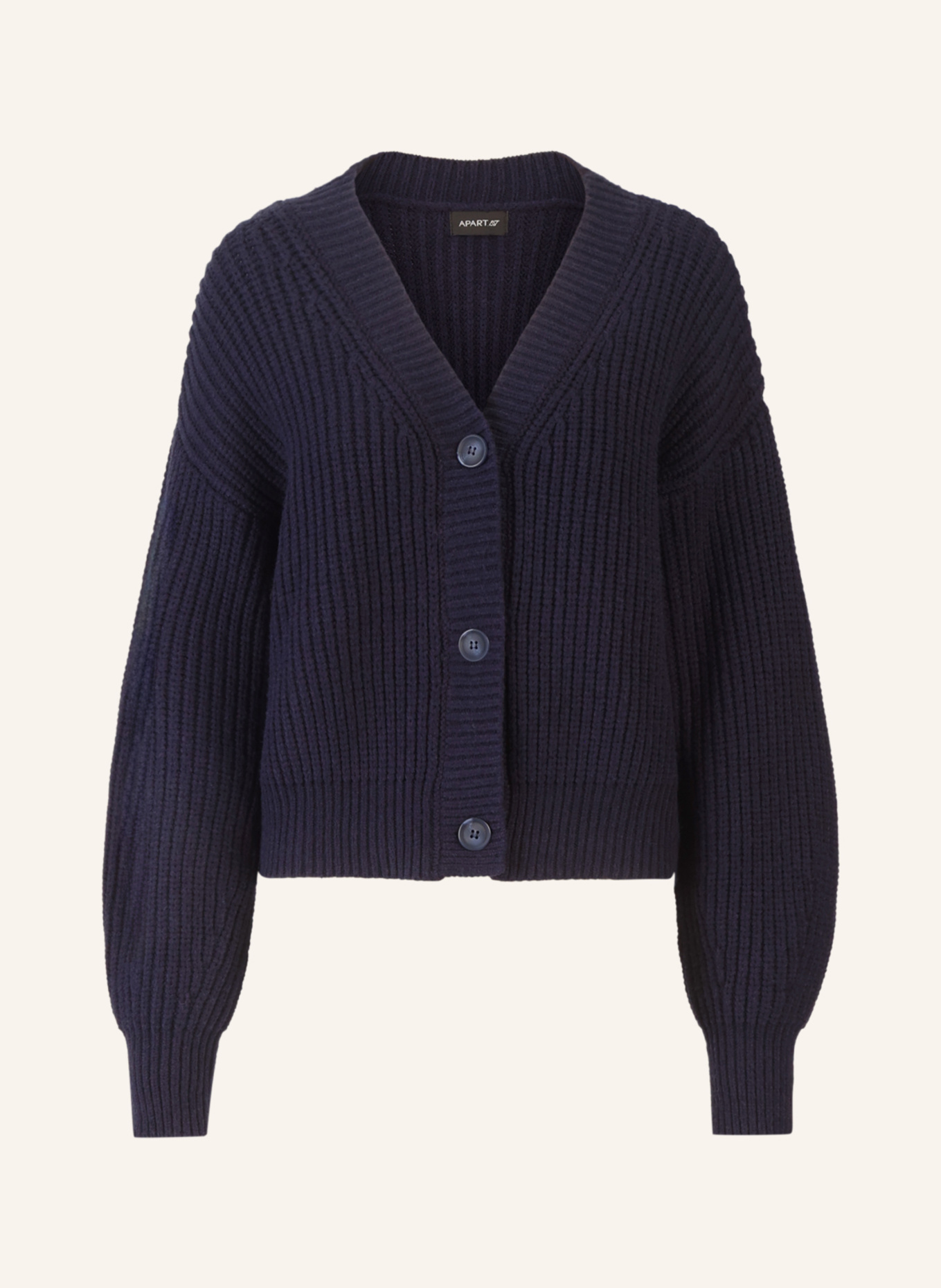 APART Oversized Strickjacke: DUNKELBLAU