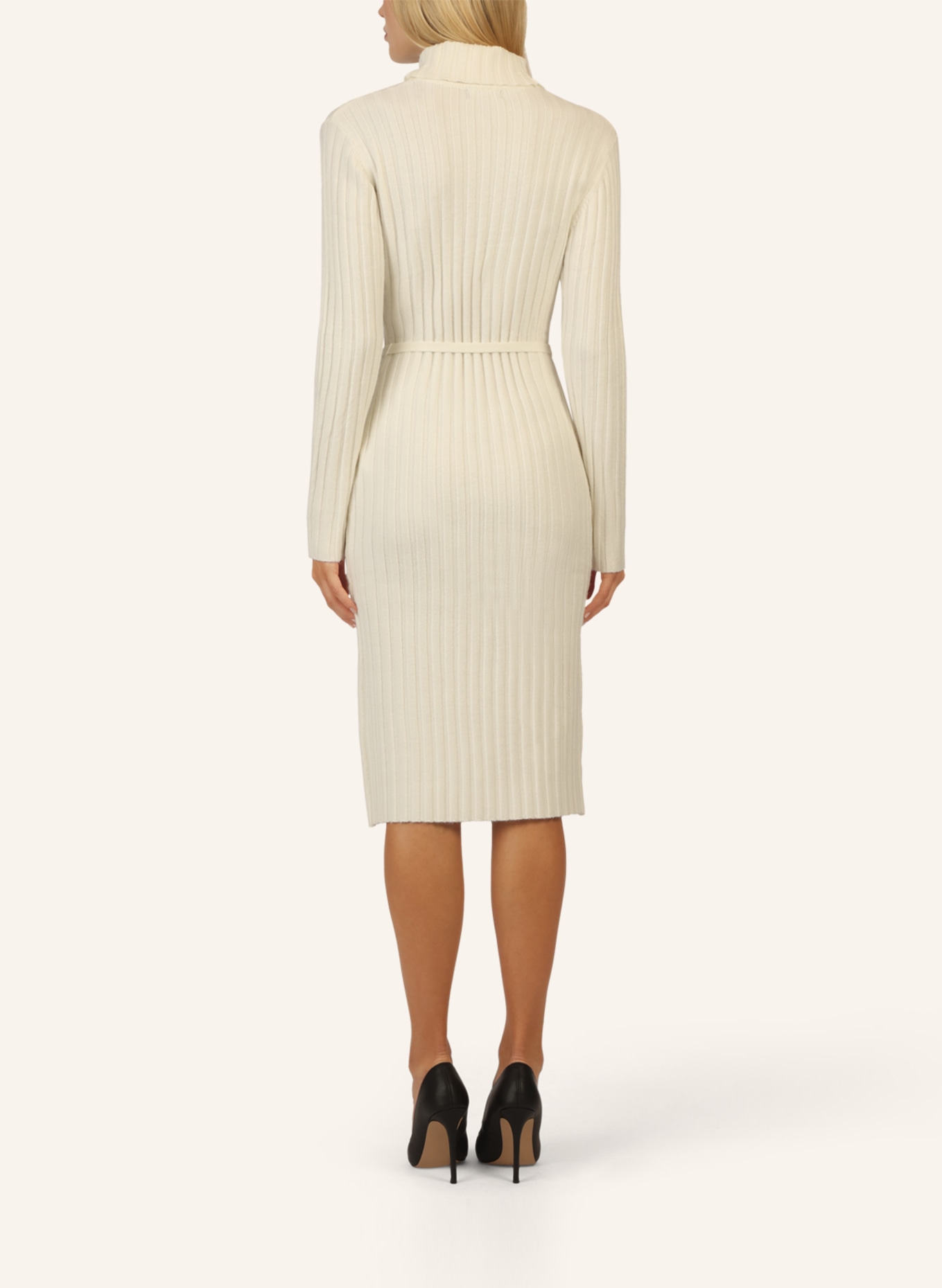 APART Midistrickkleid: CREME