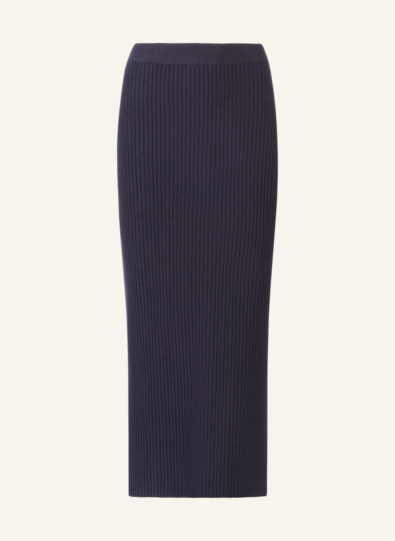 APART Rippenstrickrock: DUNKELBLAU