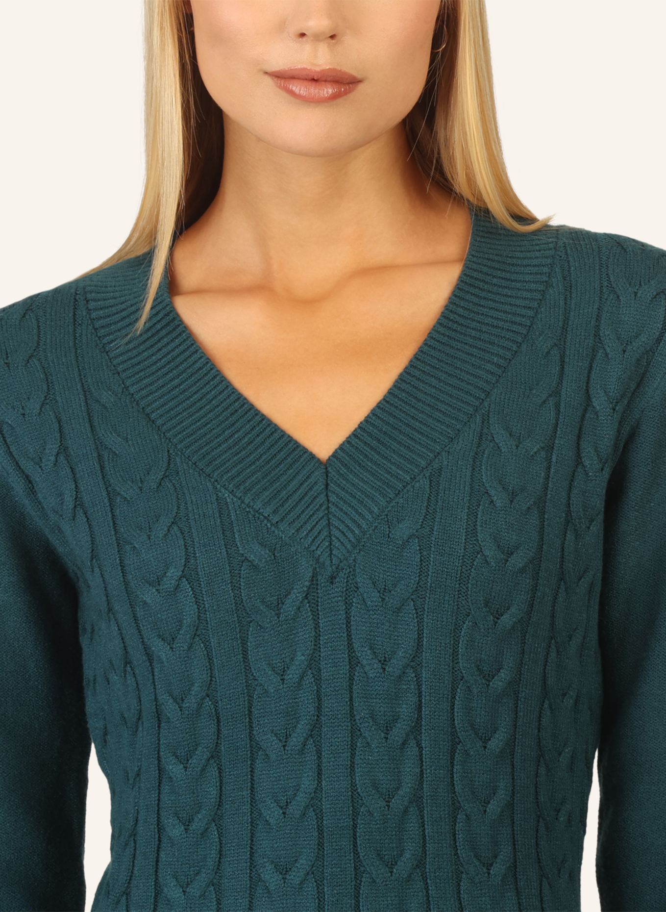 APART Strickkleid: DUNKELGRÜN