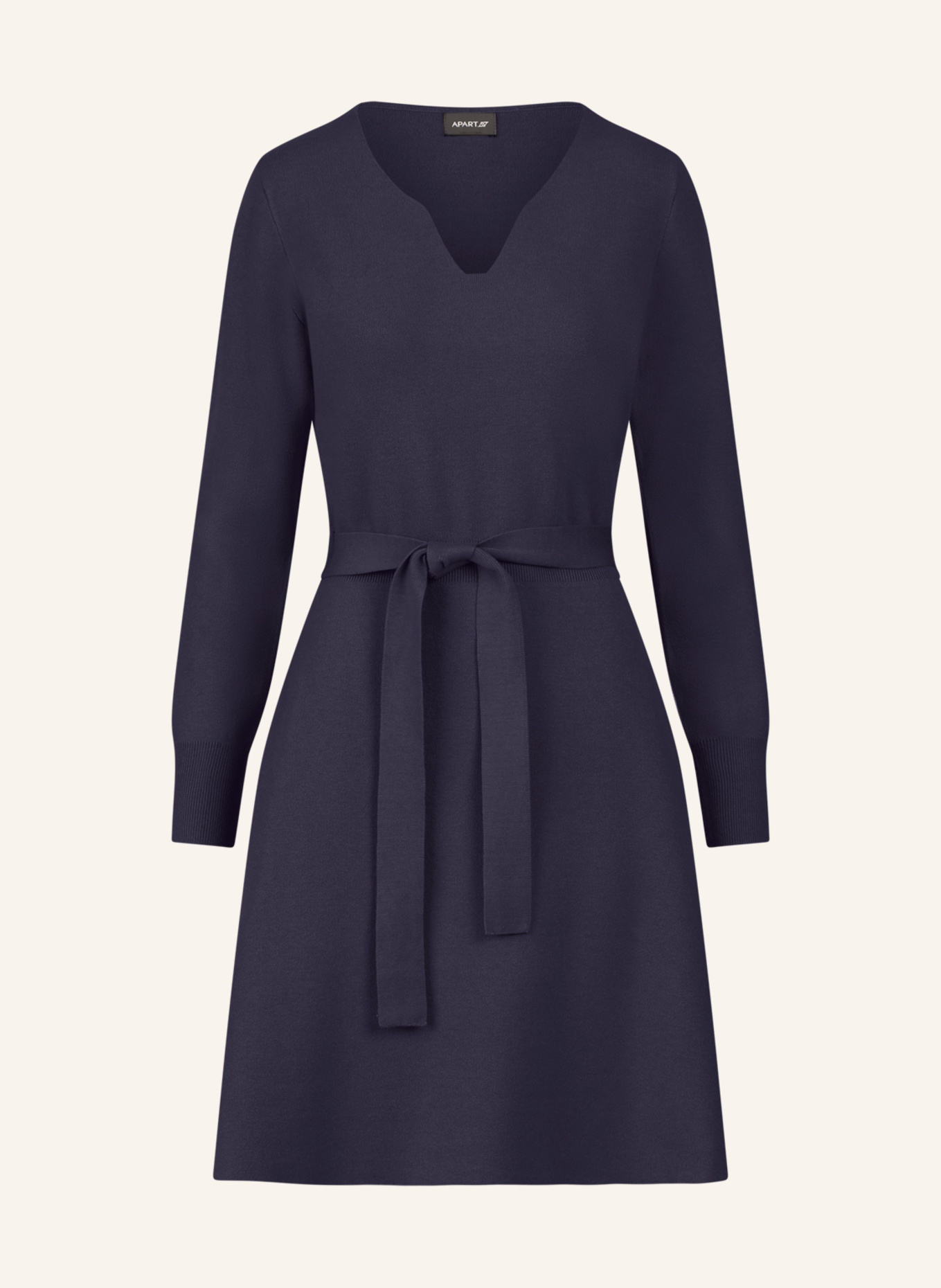 APART Strickkleid: DUNKELBLAU
