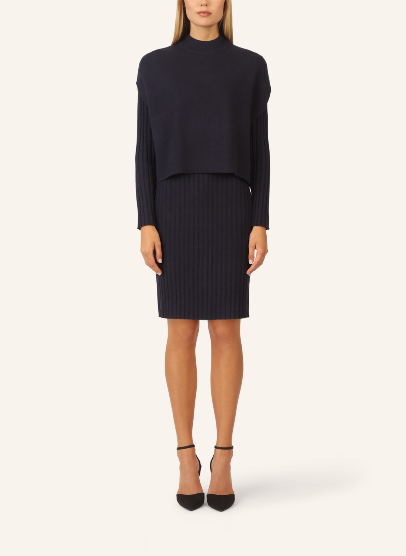 APART Strick Set: DUNKELBLAU