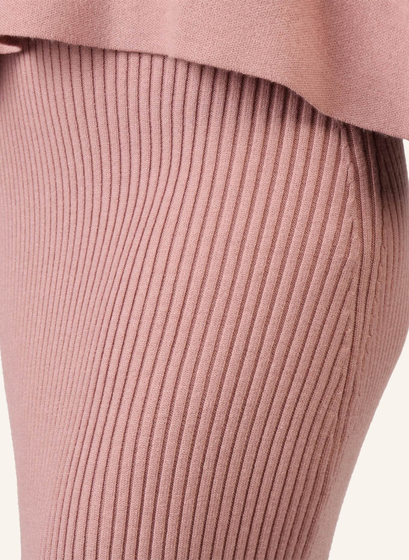 APART Rippenstrickrock: HELLLILA