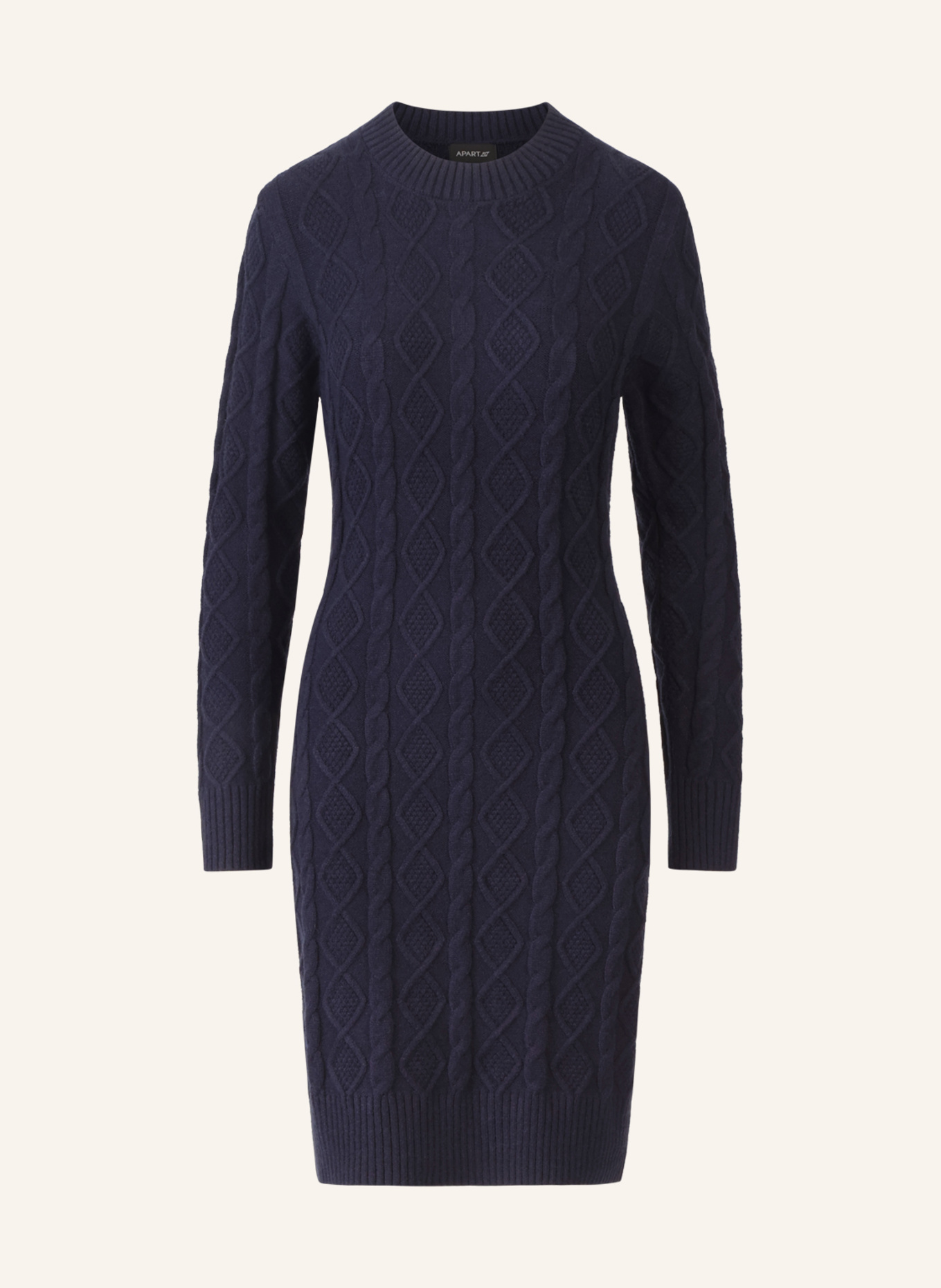 APART Strickkleid: DUNKELBLAU
