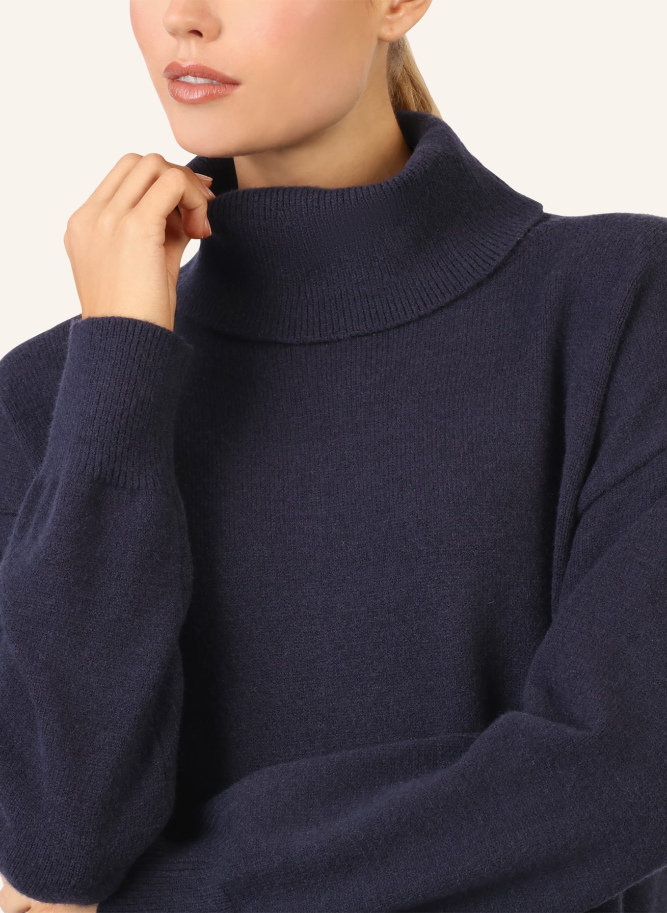 APART Overside Strickkleid: DUNKELBLAU