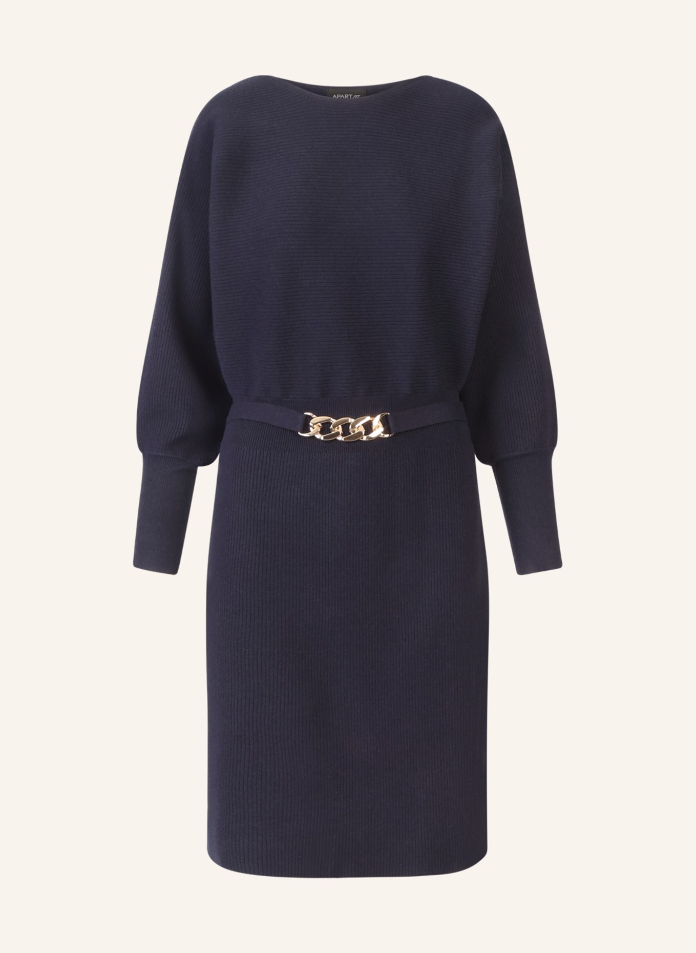 APART Strickkleid: DUNKELBLAU