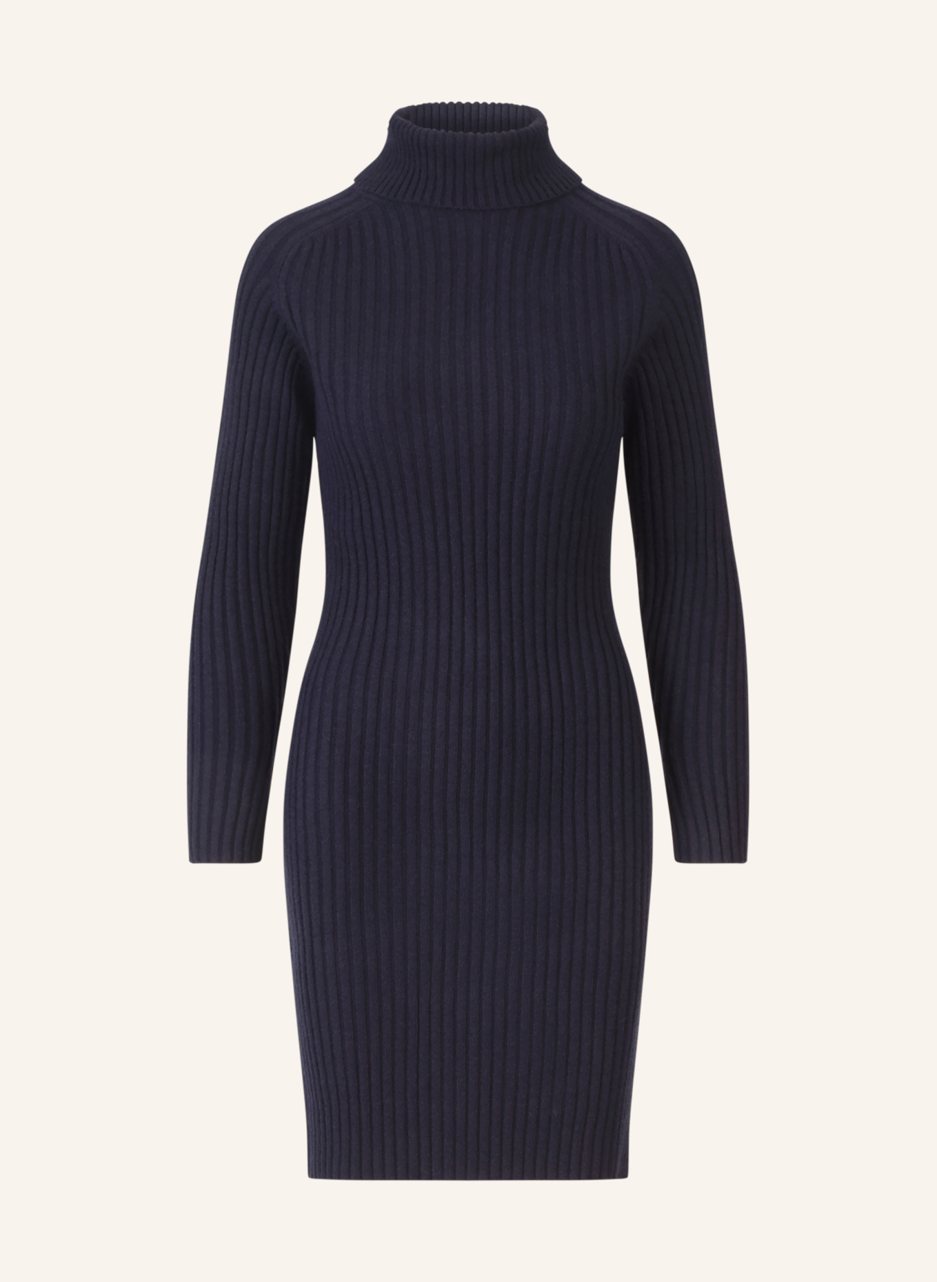 APART Rippenstrickkleid: DUNKELBLAU