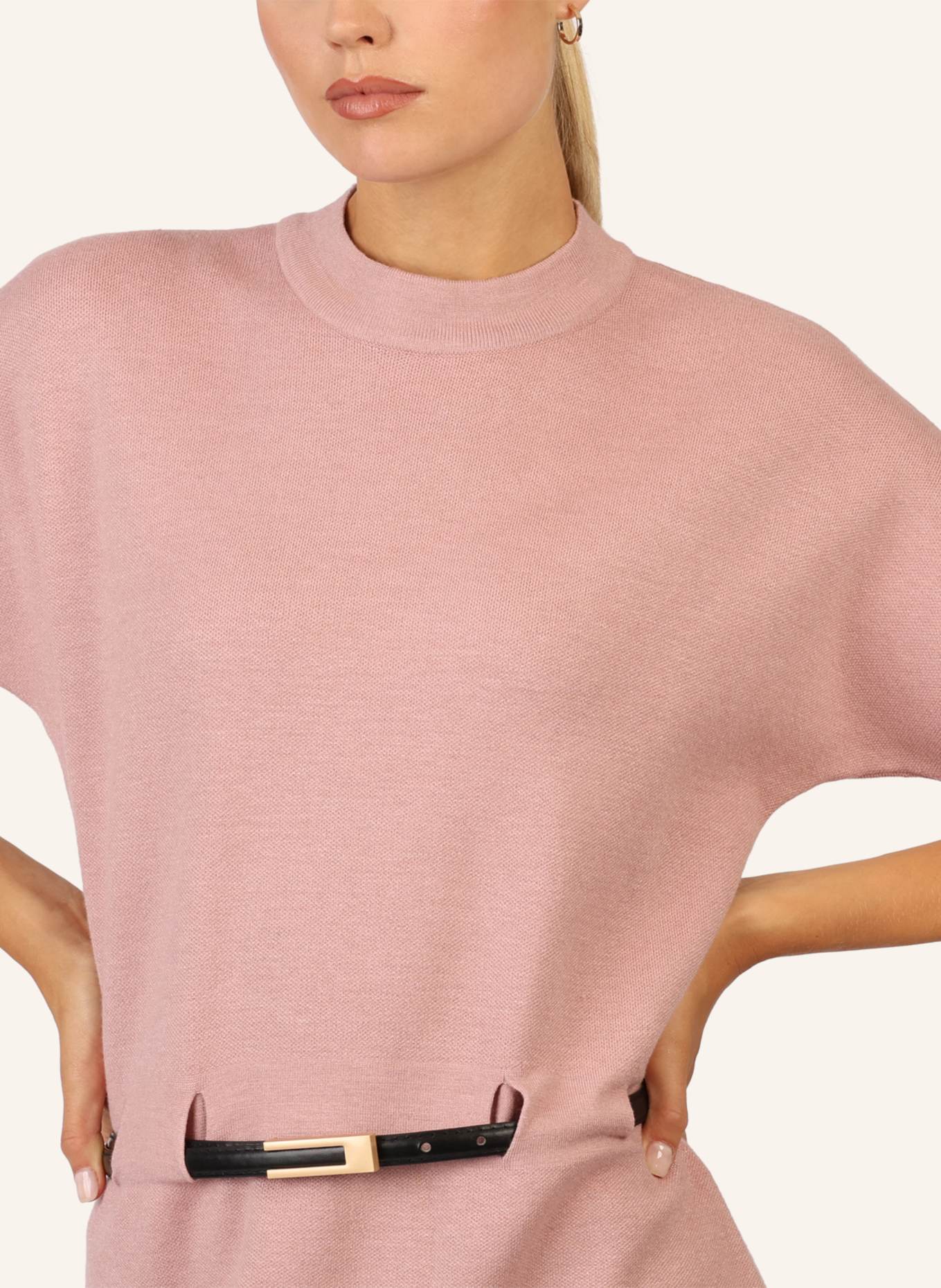 APART Strickkleid mit Gürtel: HELLLILA