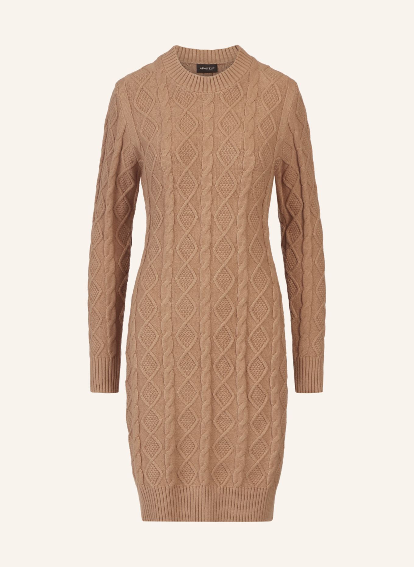 APART Strickkleid: CAMEL