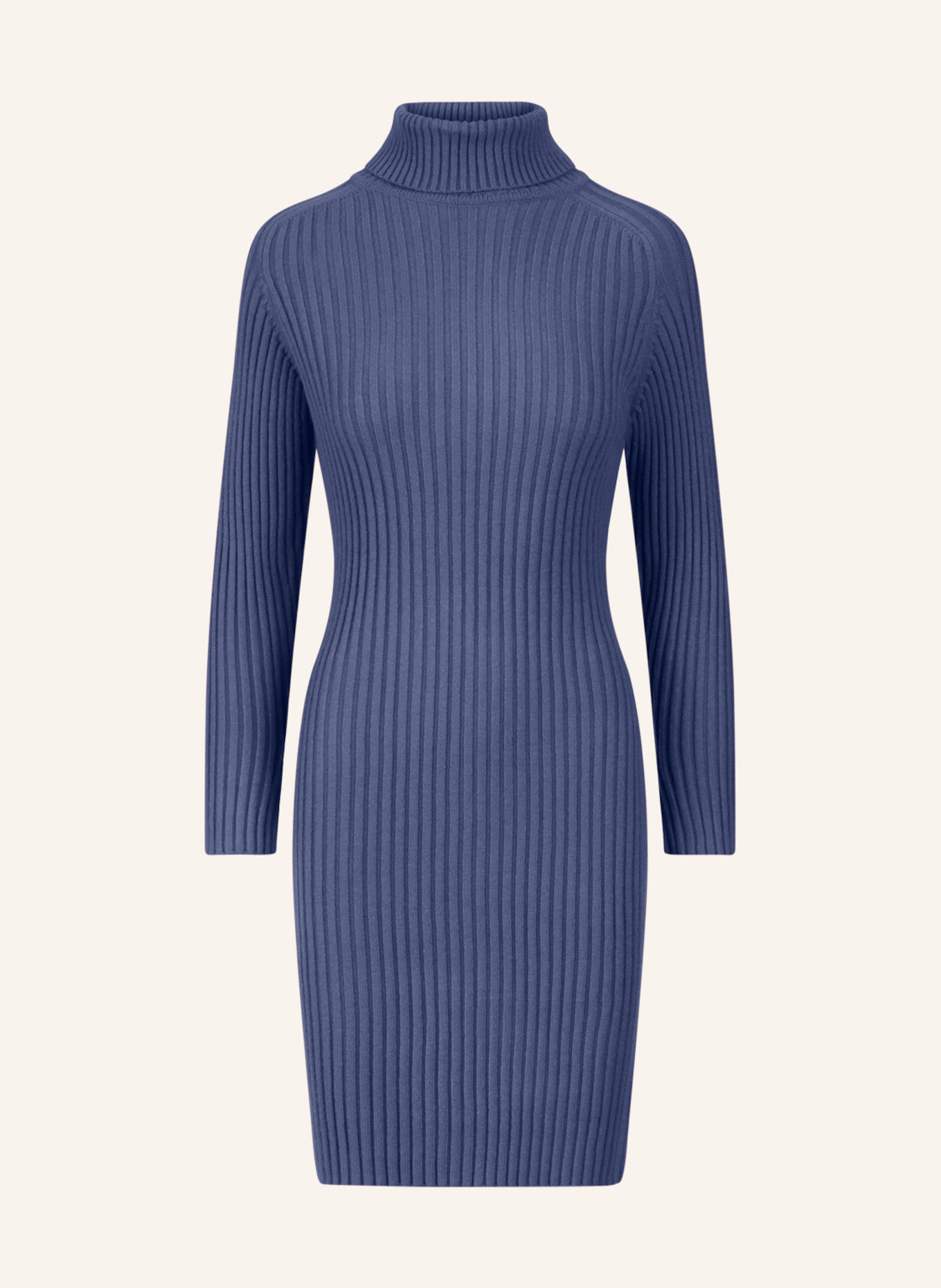 APART Rippenstrickkleid: BLAU