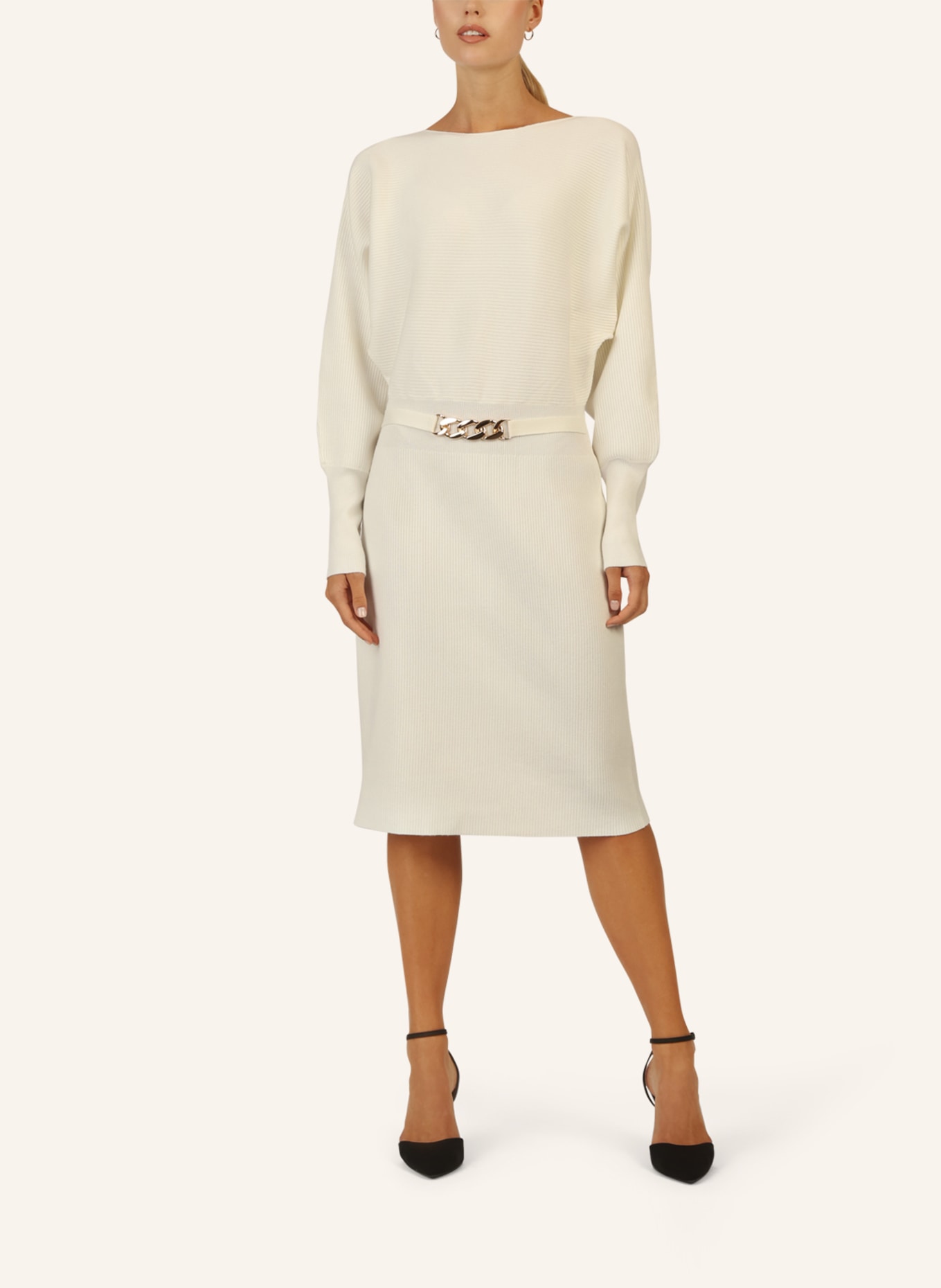 APART Strickkleid: CREME