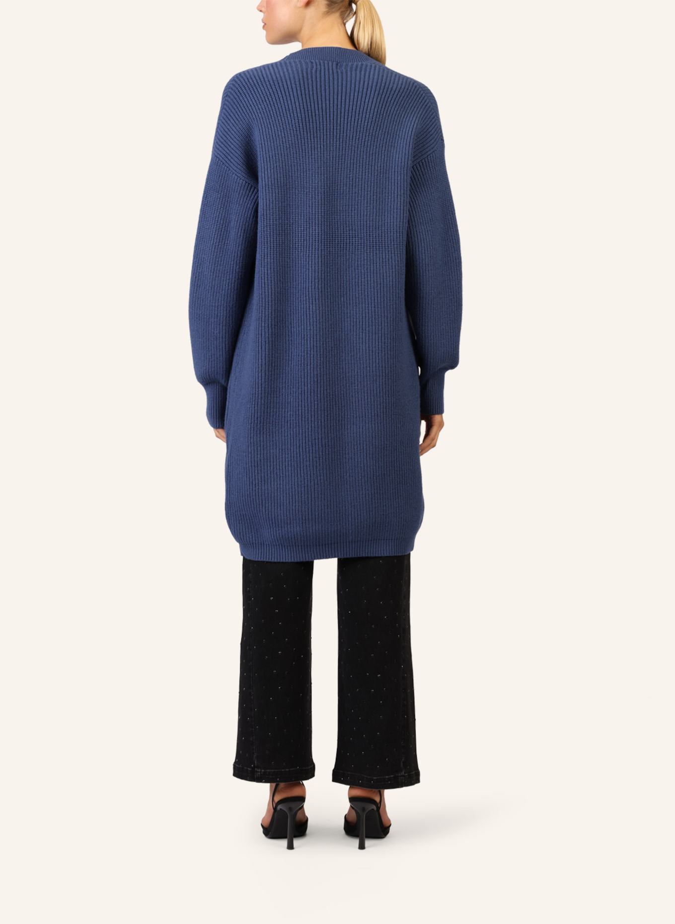 APART Lange Strickjacke: BLAU
