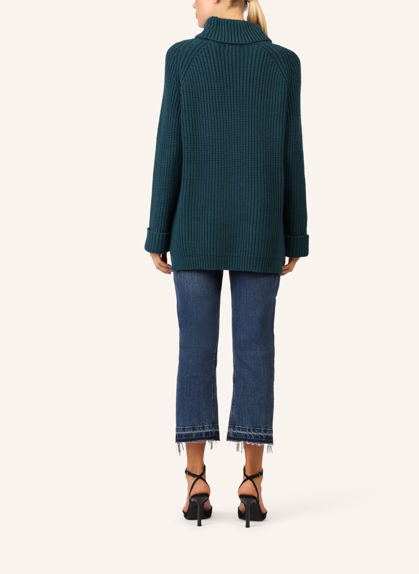 APART Oversized Pullover: DUNKELGRÜN