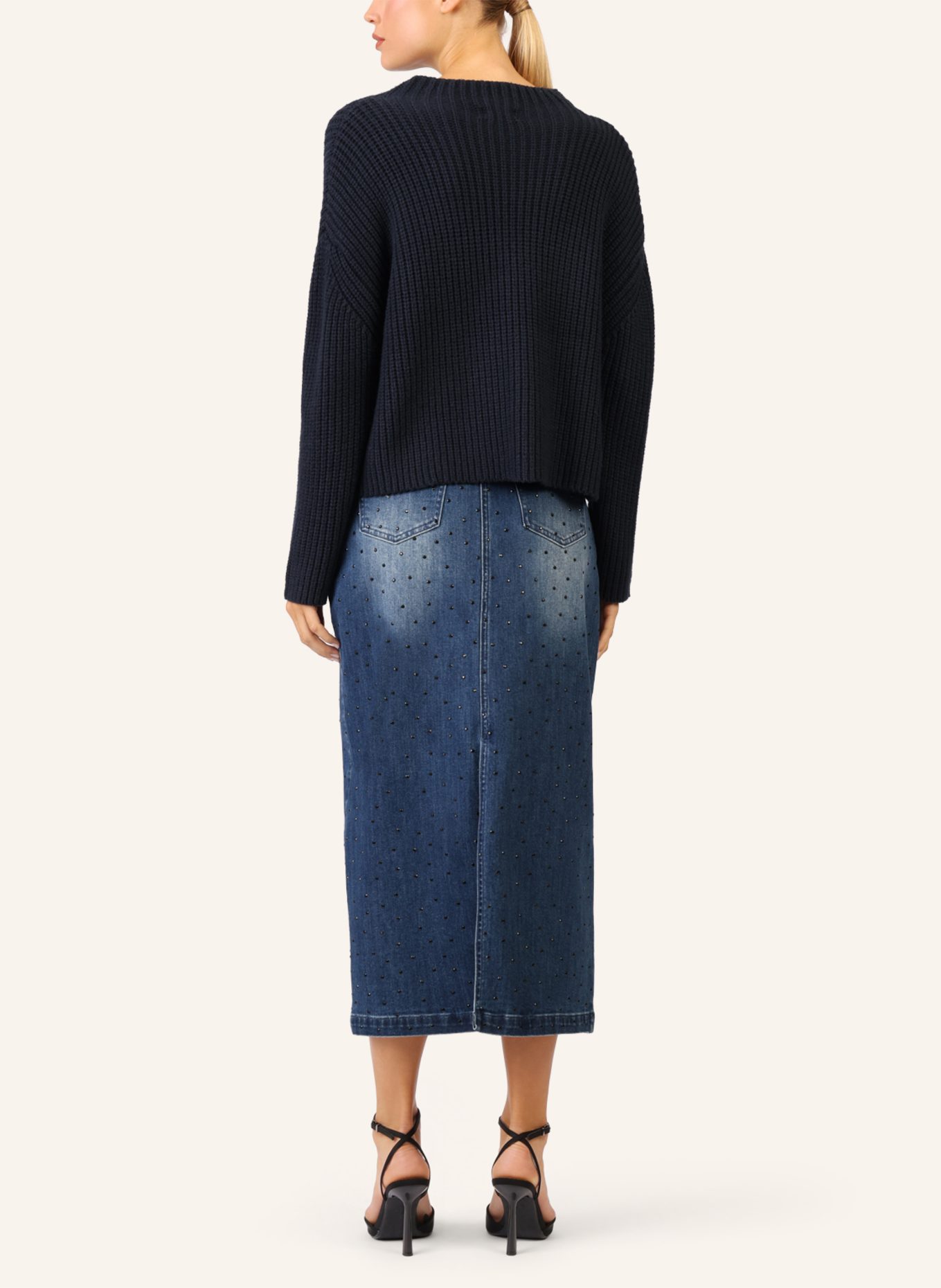 APART Oversized Pullover: DUNKELBLAU