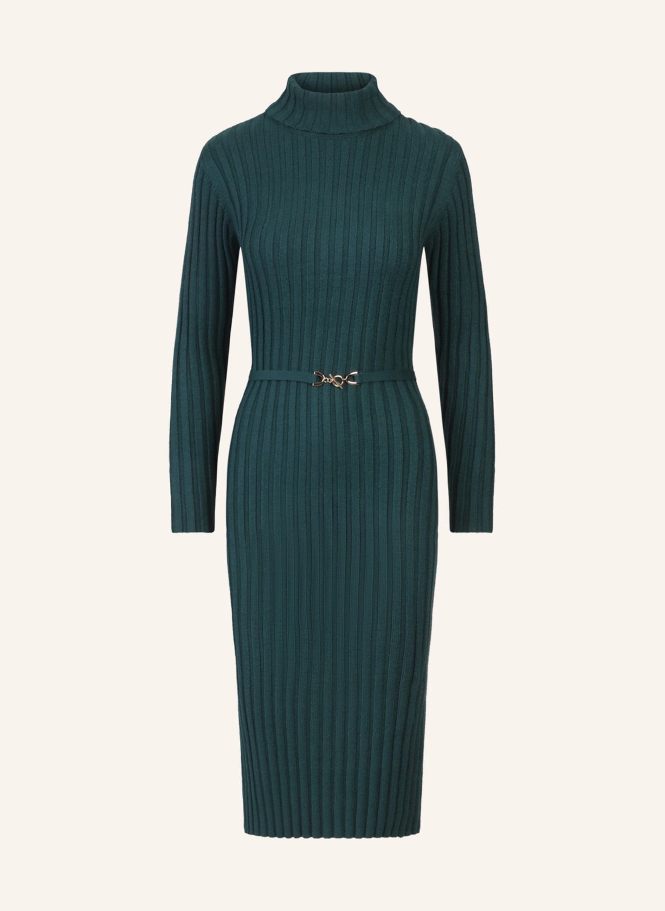 APART Midistrickkleid: DUNKELGRÜN