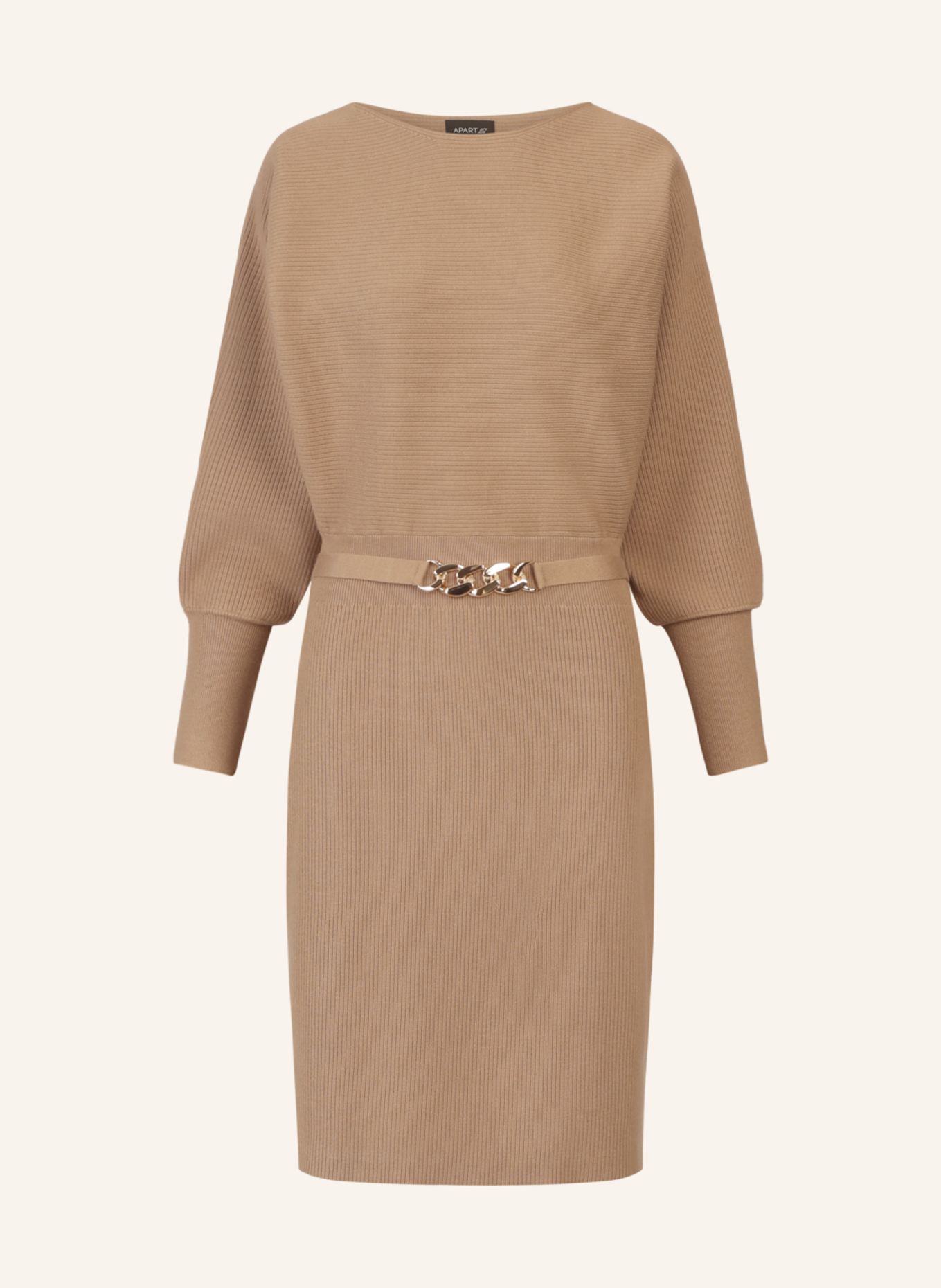 APART Strickkleid: CAMEL