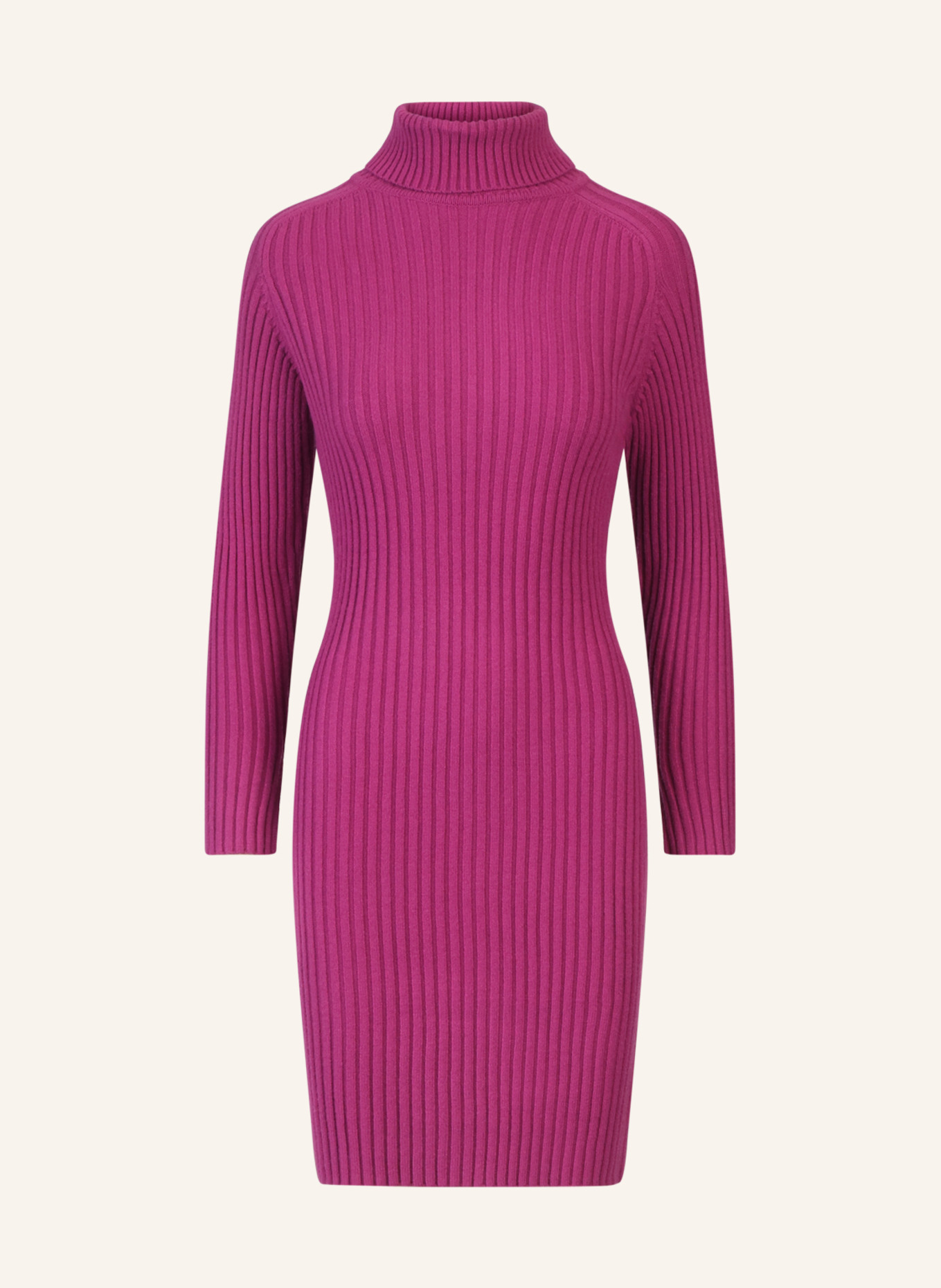 APART Rippenstrickkleid: LILA