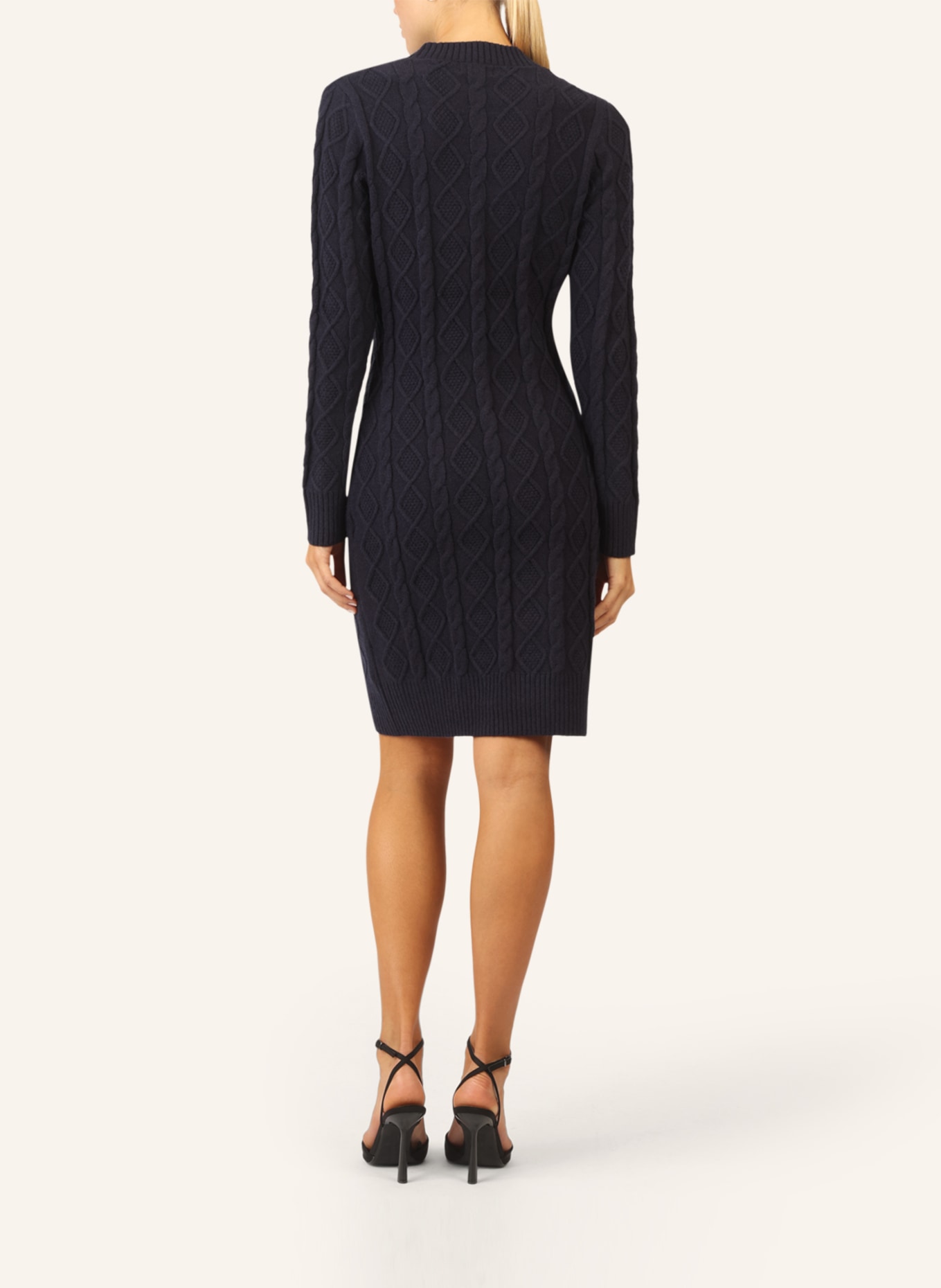 APART Strickkleid: DUNKELBLAU