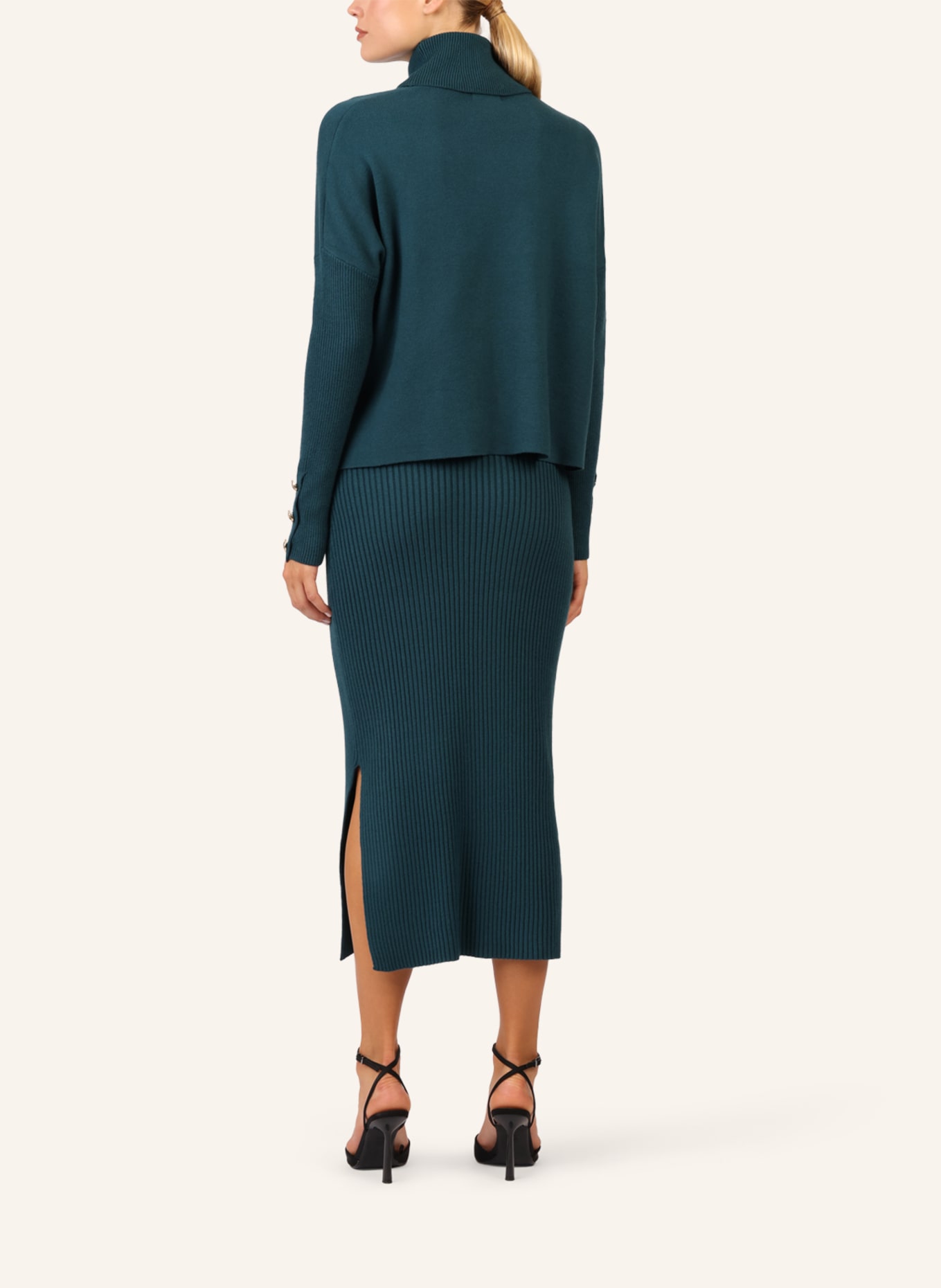 APART Oversized Pullover: DUNKELGRÜN