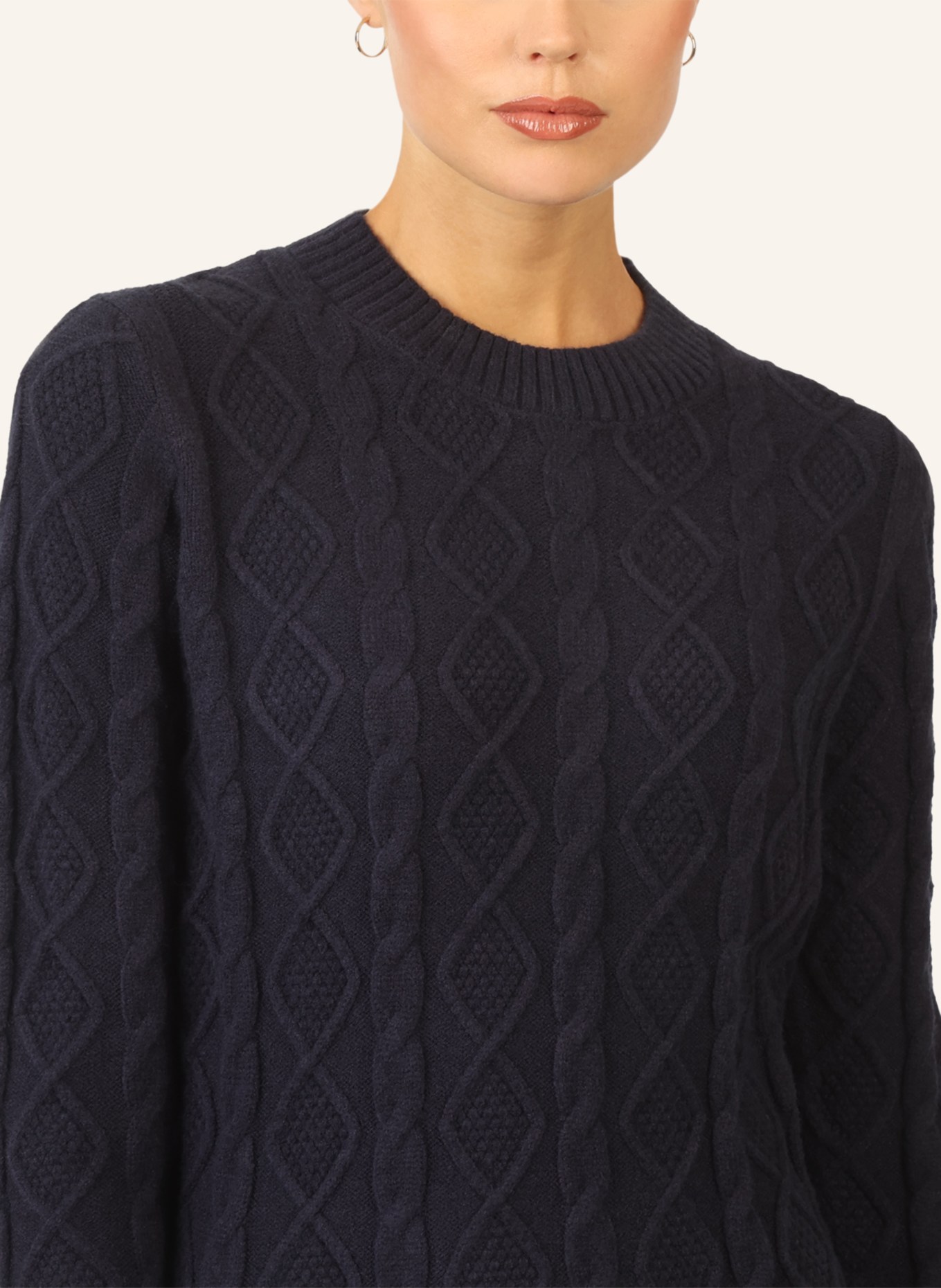 APART Strickkleid: DUNKELBLAU