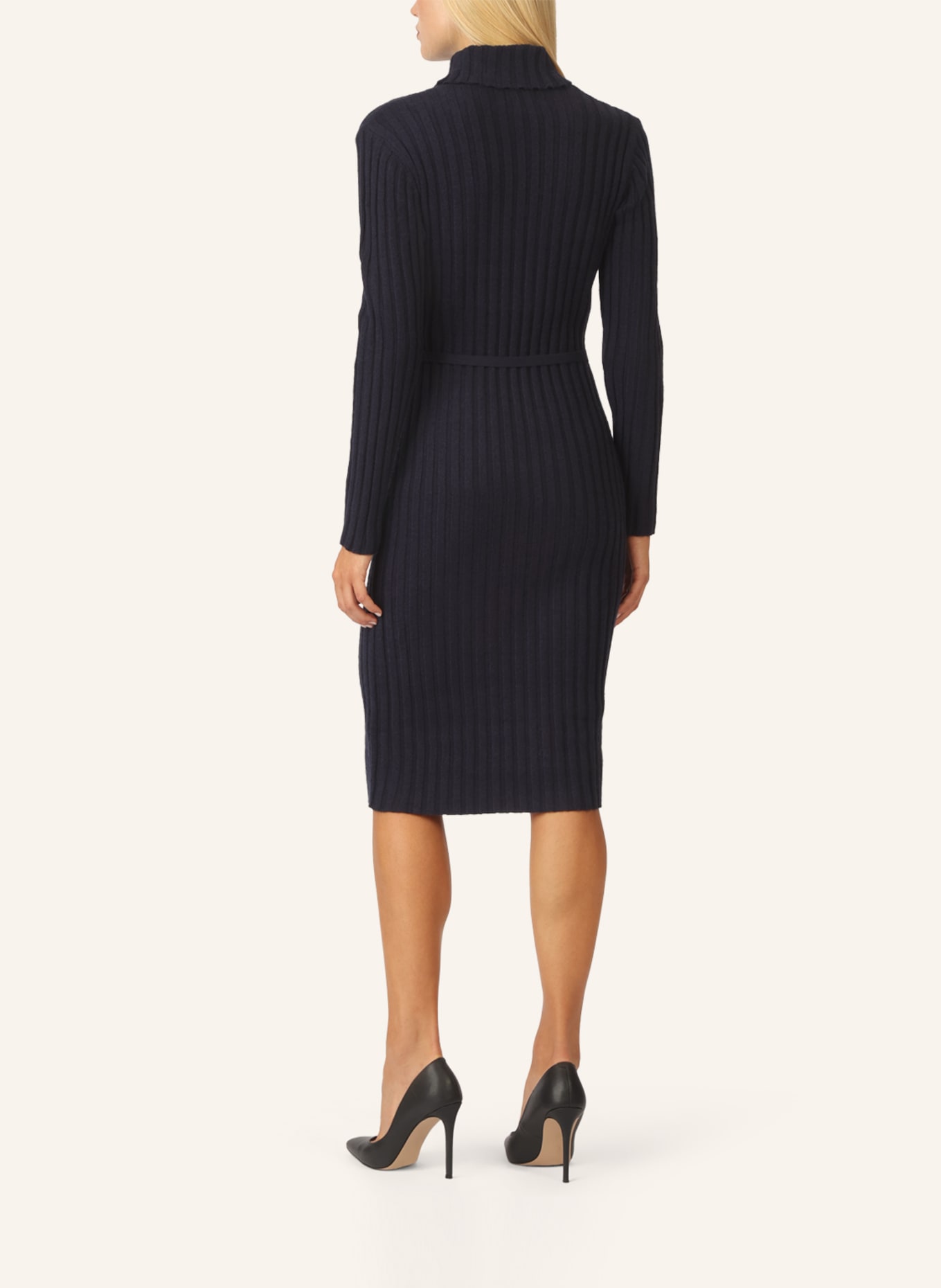 APART Midistrickkleid: DUNKELBLAU