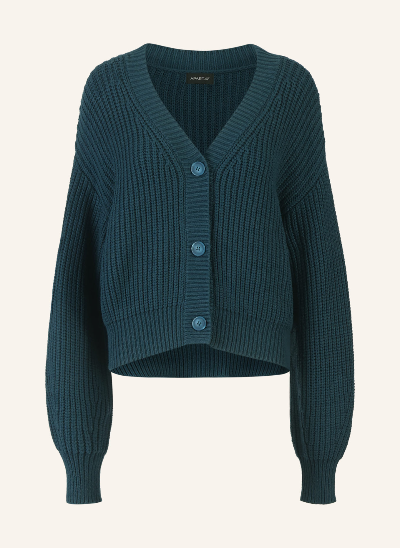 APART Oversized Strickjacke: DUNKELGRÜN