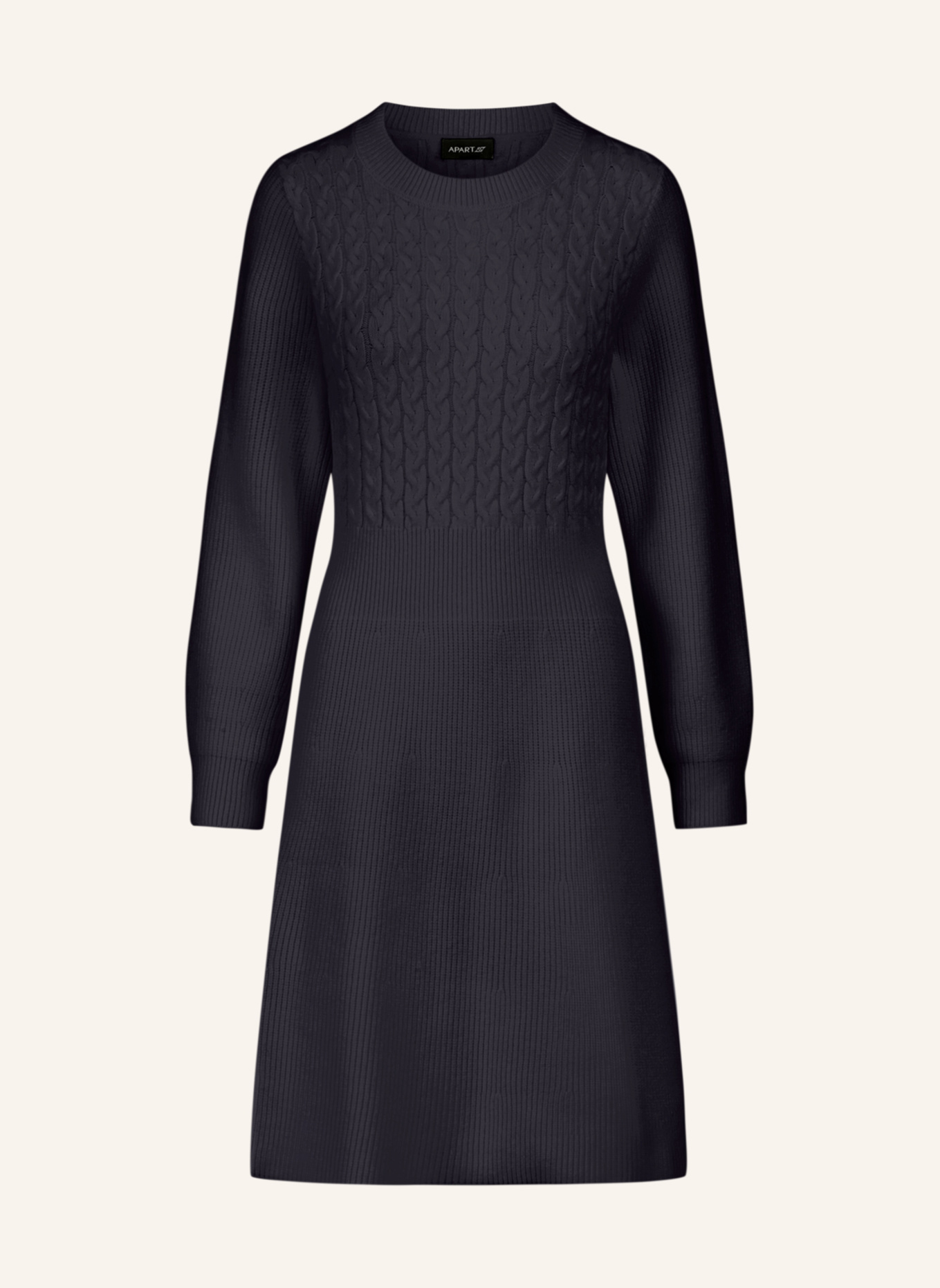 APART Strickkleid: DUNKELBLAU