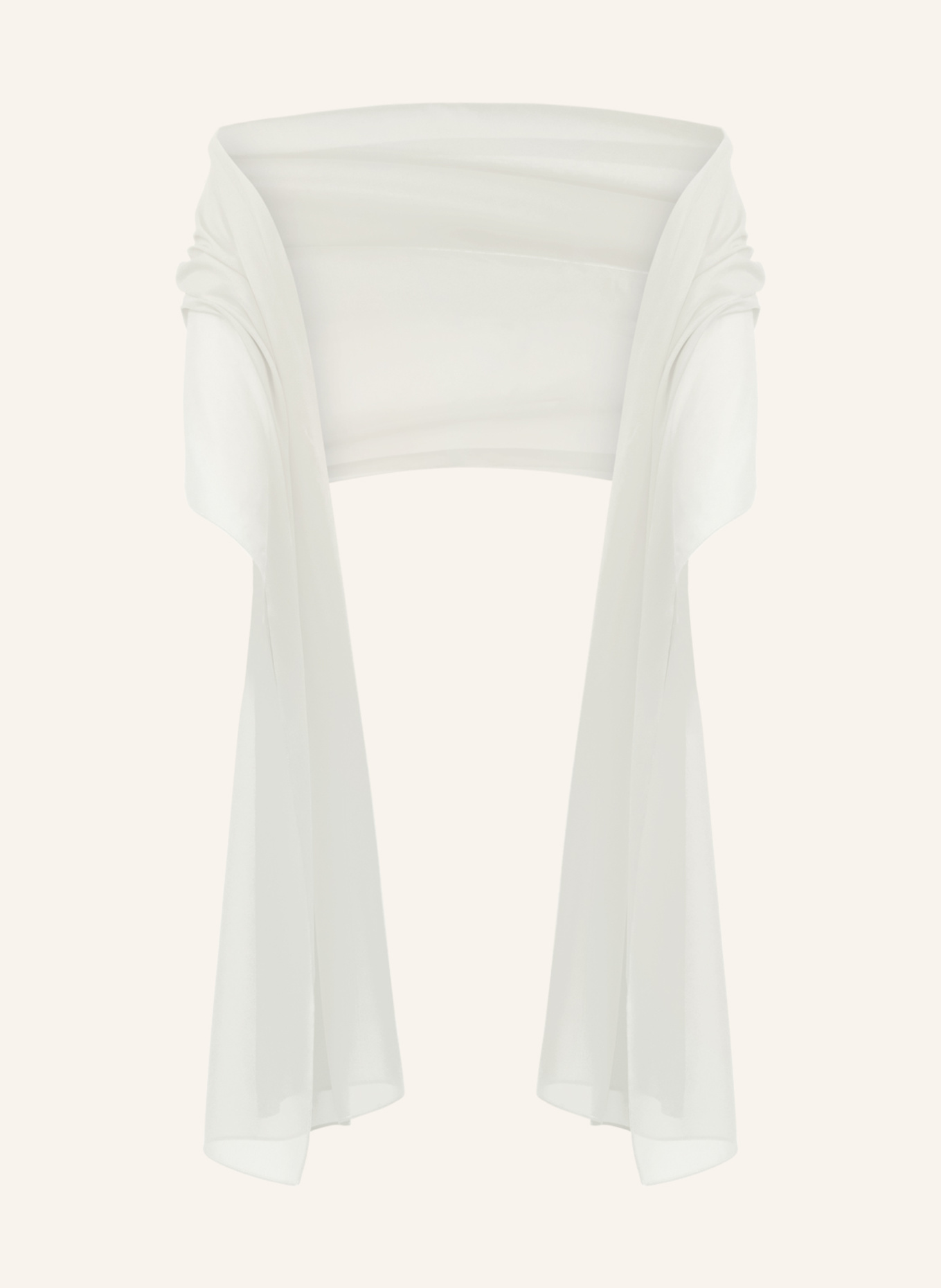 APART Chiffonschal: CREME