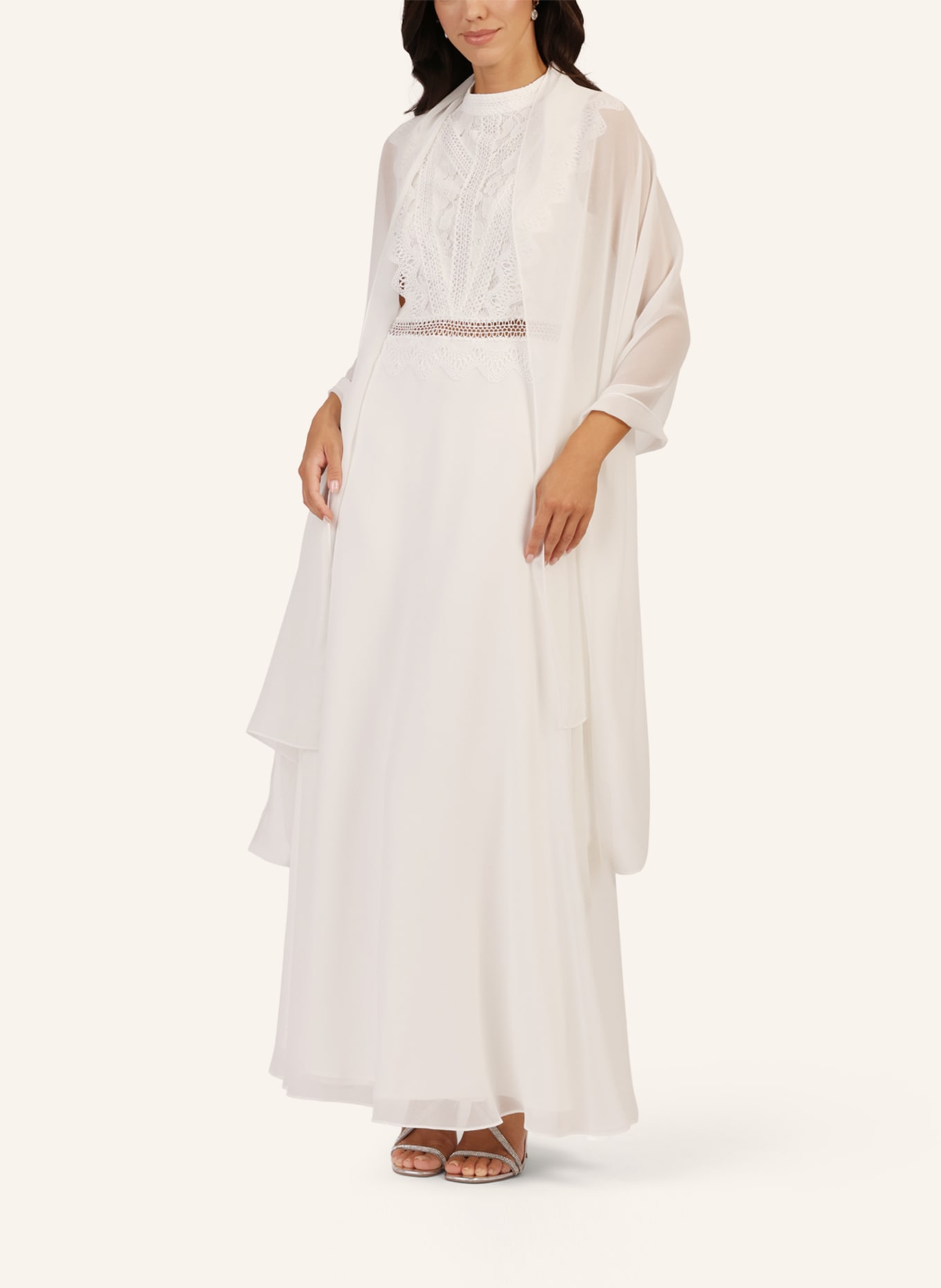 APART Chiffonschal: CREME