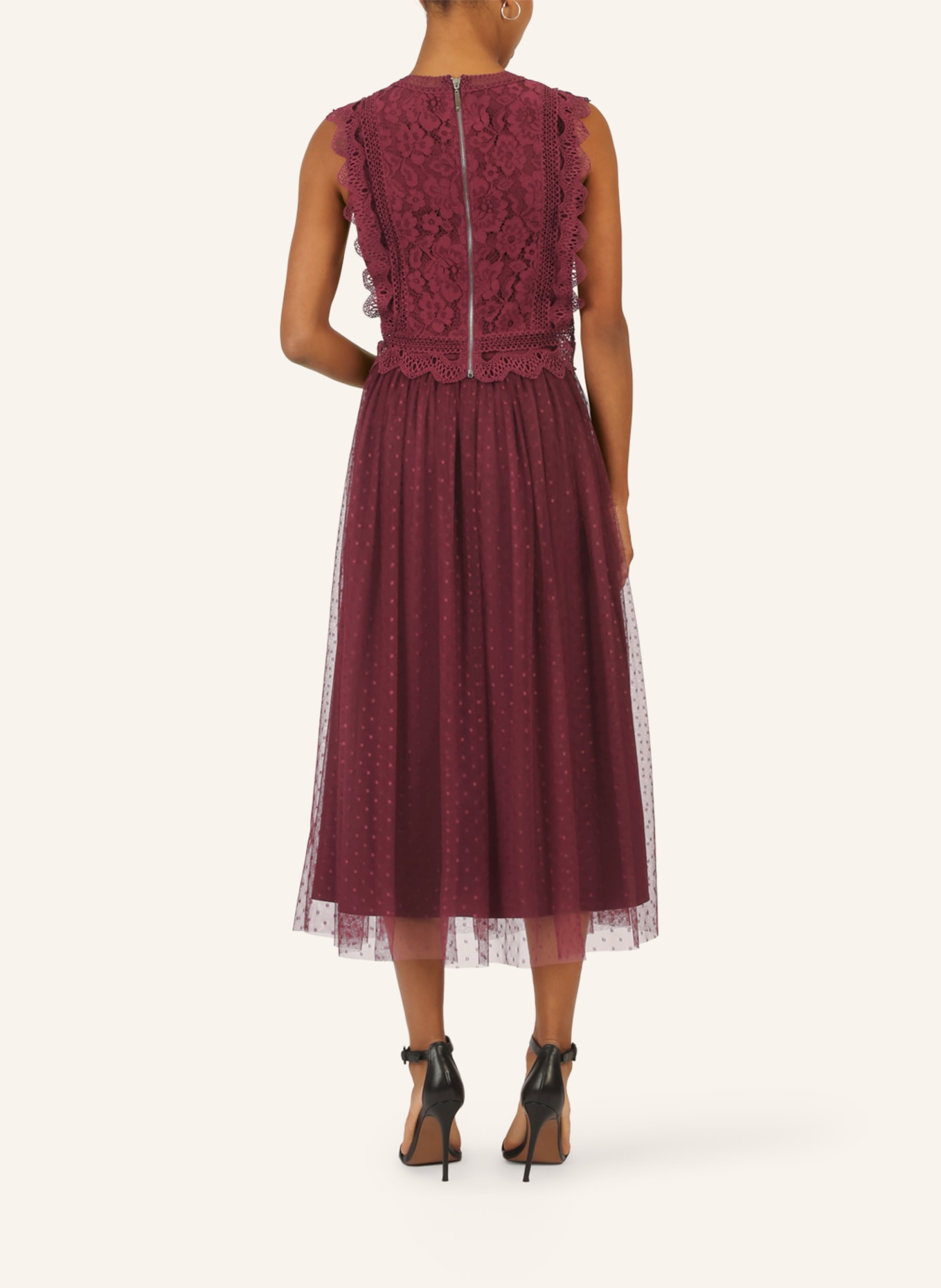 APART Blusentop aus Spitze: ROT