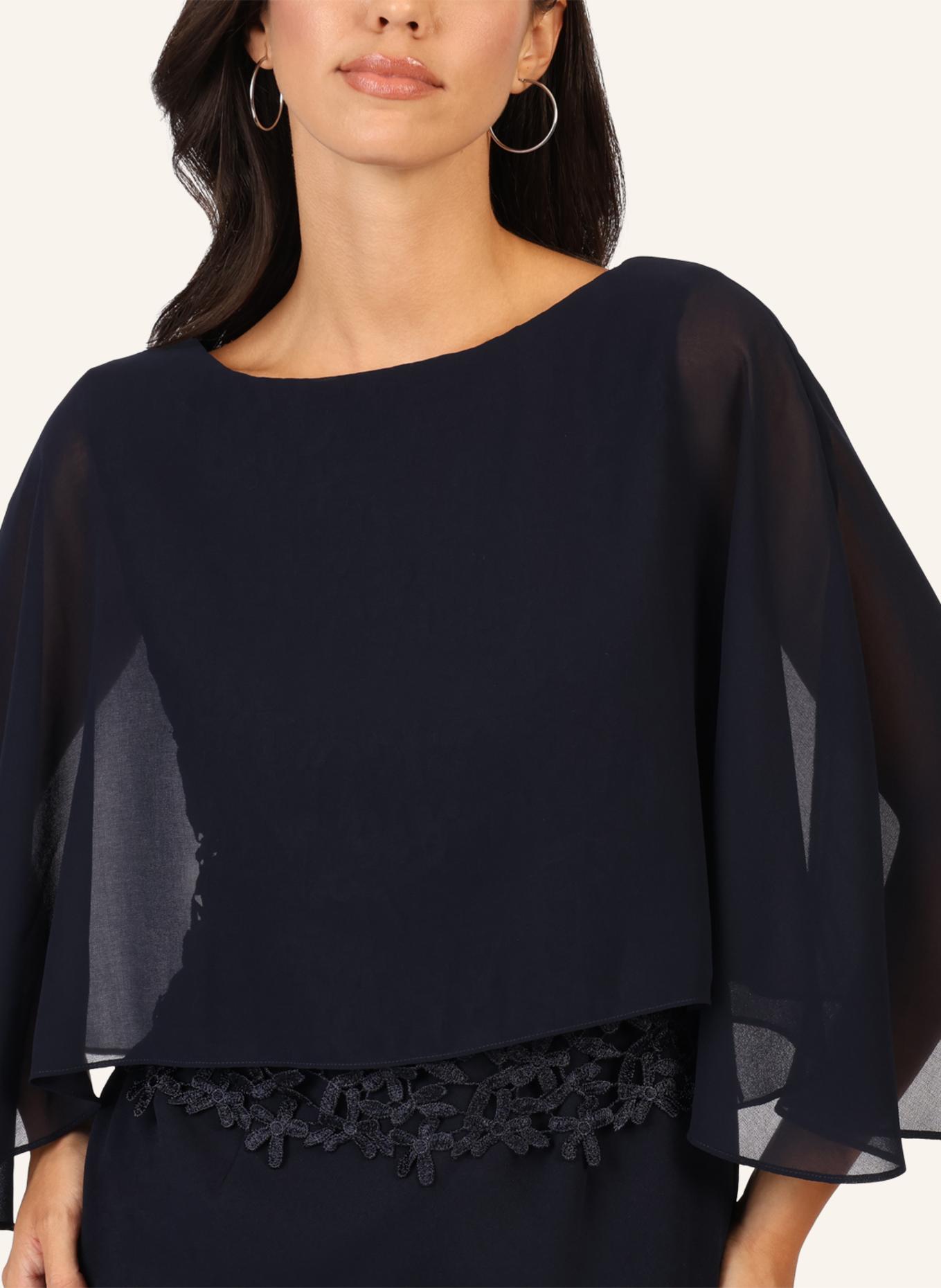 APART Kleid mit Chiffoncape: DUNKELBLAU