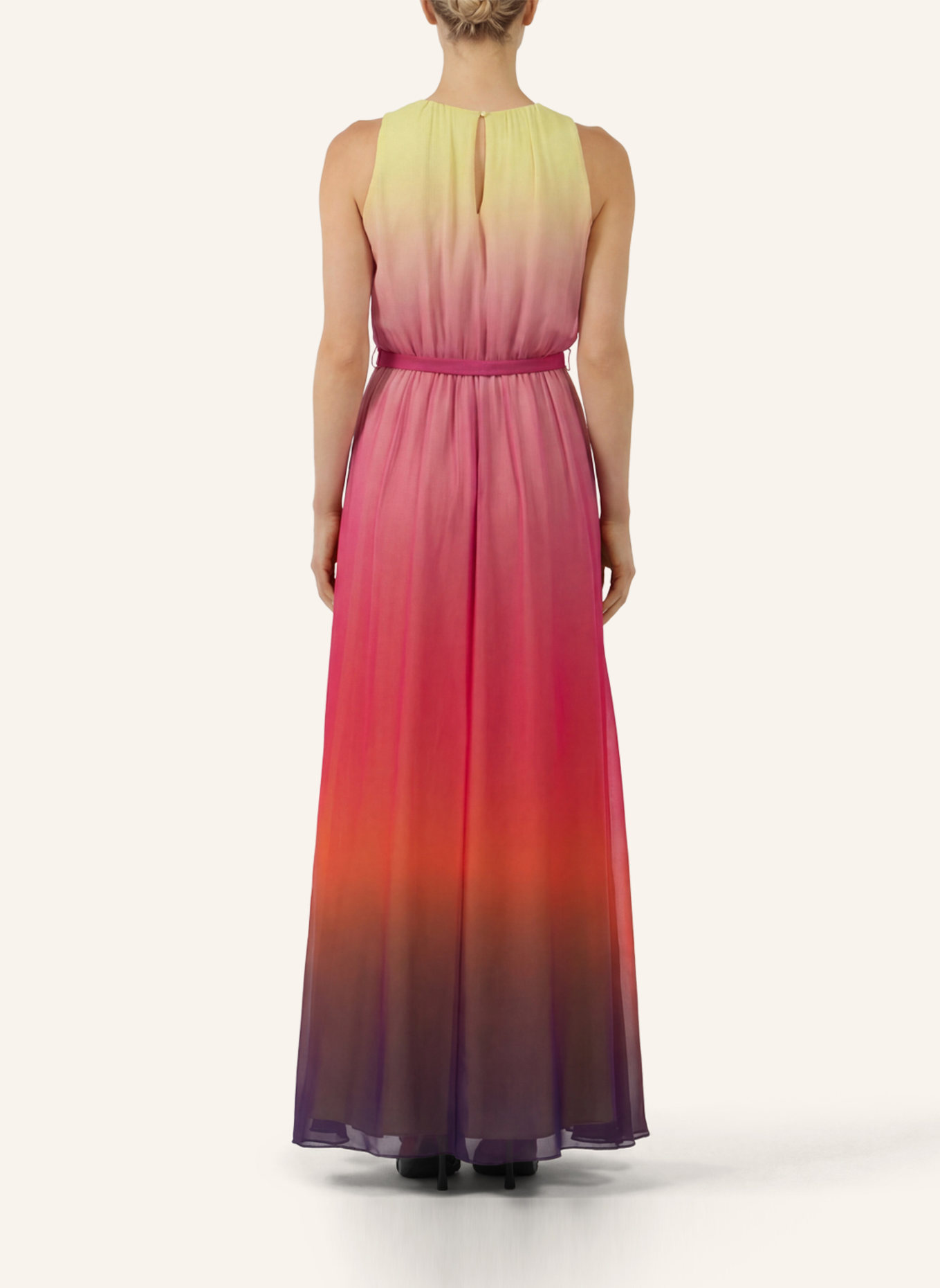 APART Chiffonkleid: GELB